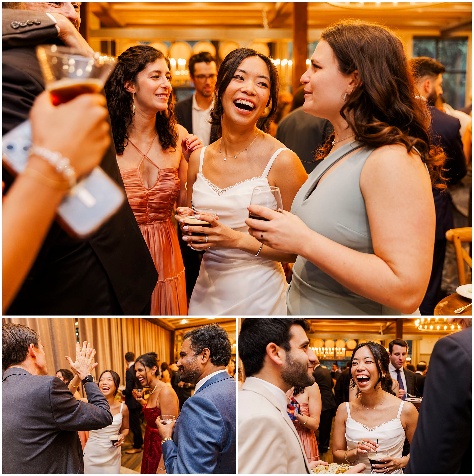 Lovely wedding at the Barn at Villa Venezia