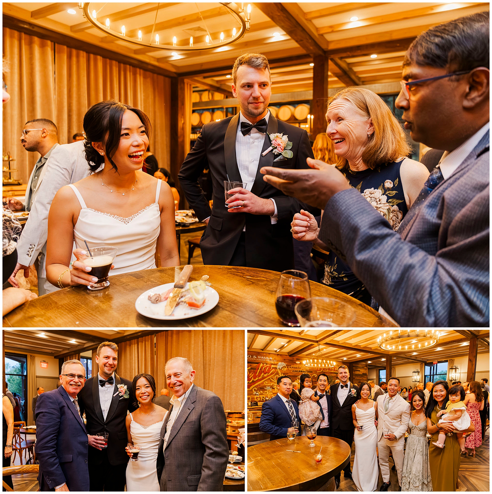 Sweet wedding at the Barn at Villa Venezia