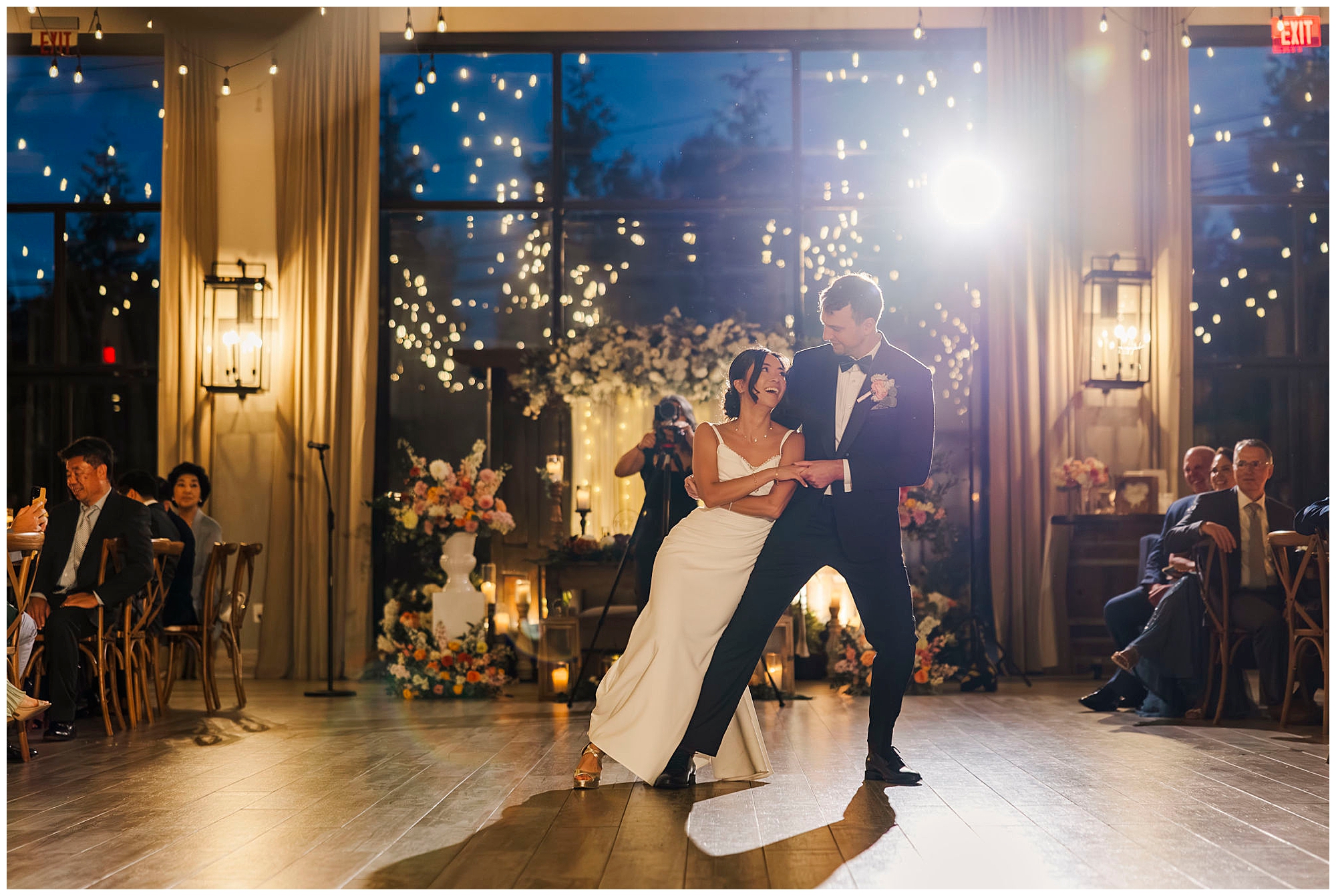 Dazzling wedding at the Barn at Villa Venezia