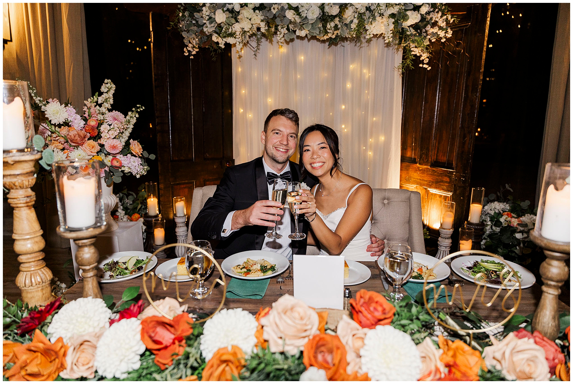 Striking wedding at the Barn at Villa Venezia