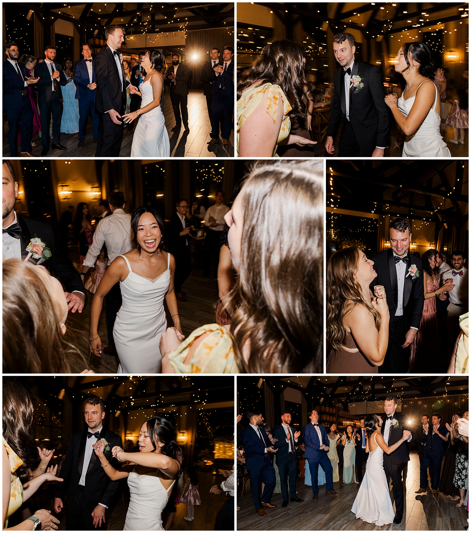 Joyful wedding at the Barn at Villa Venezia