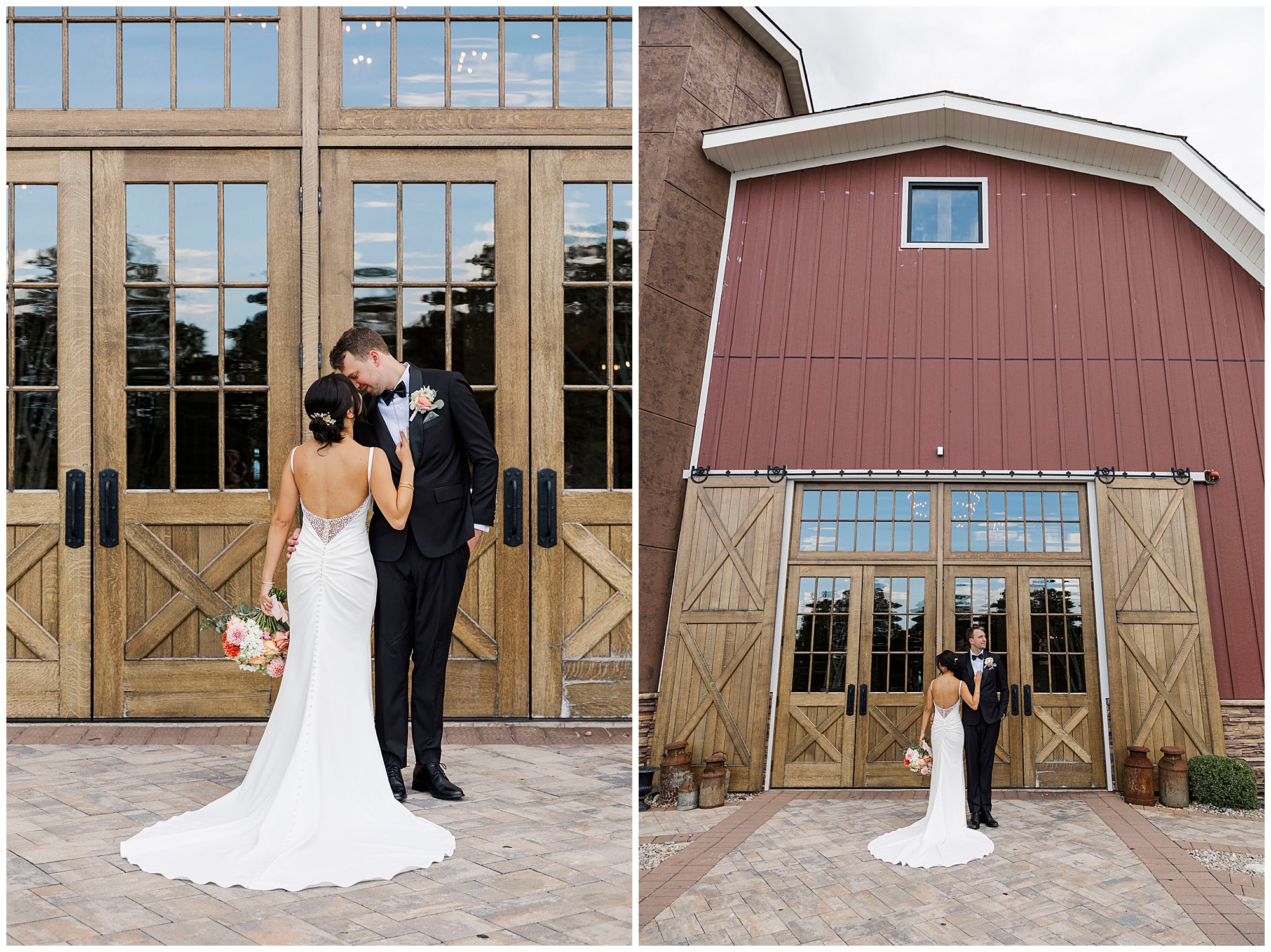 Sweet Barn at Villa Venezia wedding day