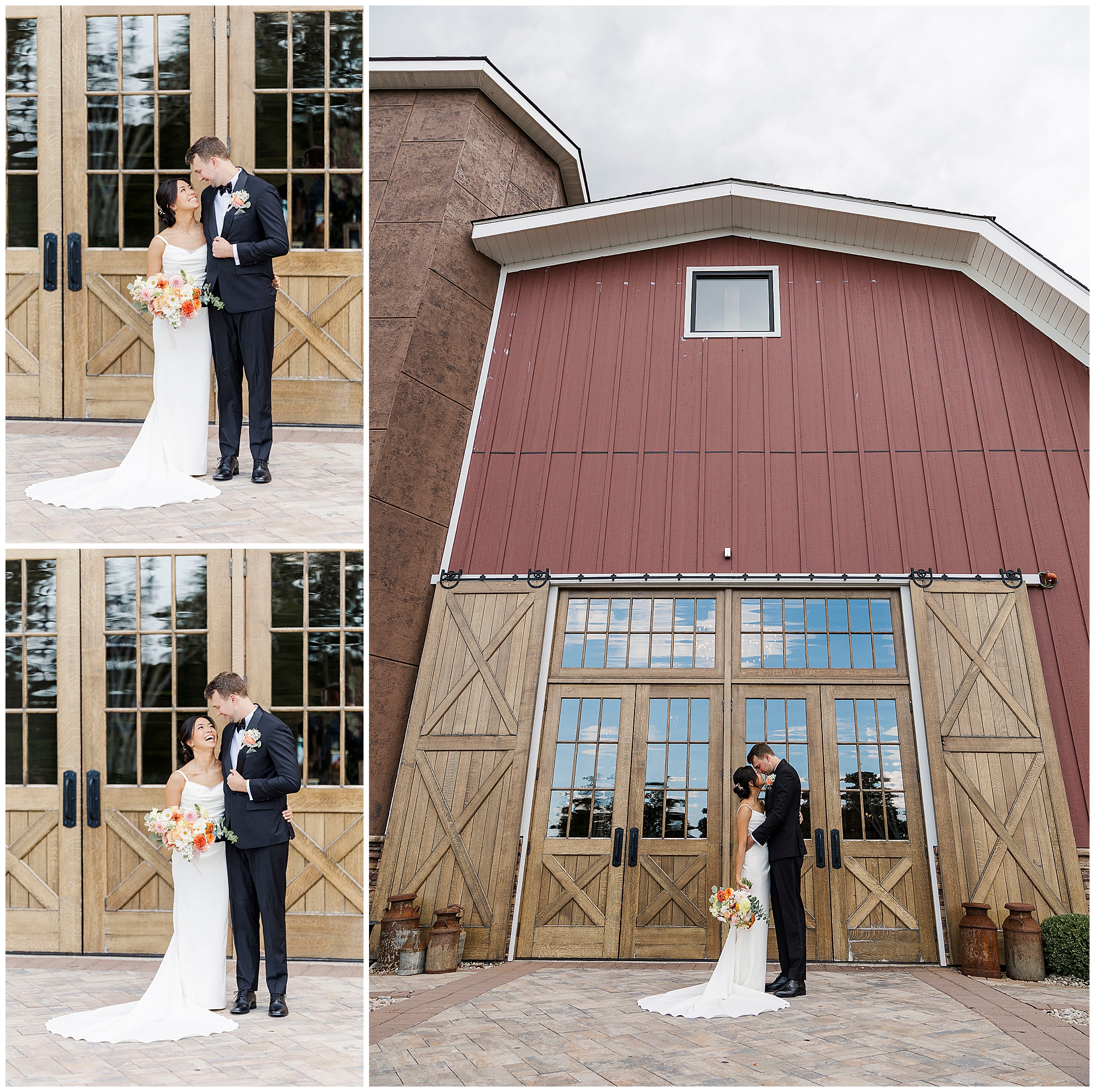 Joyful Barn at Villa Venezia wedding day