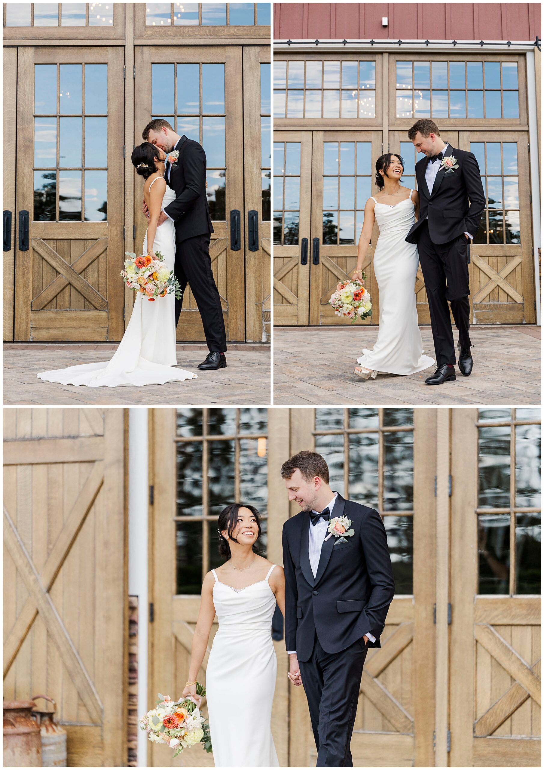 Beautiful Barn at Villa Venezia wedding day
