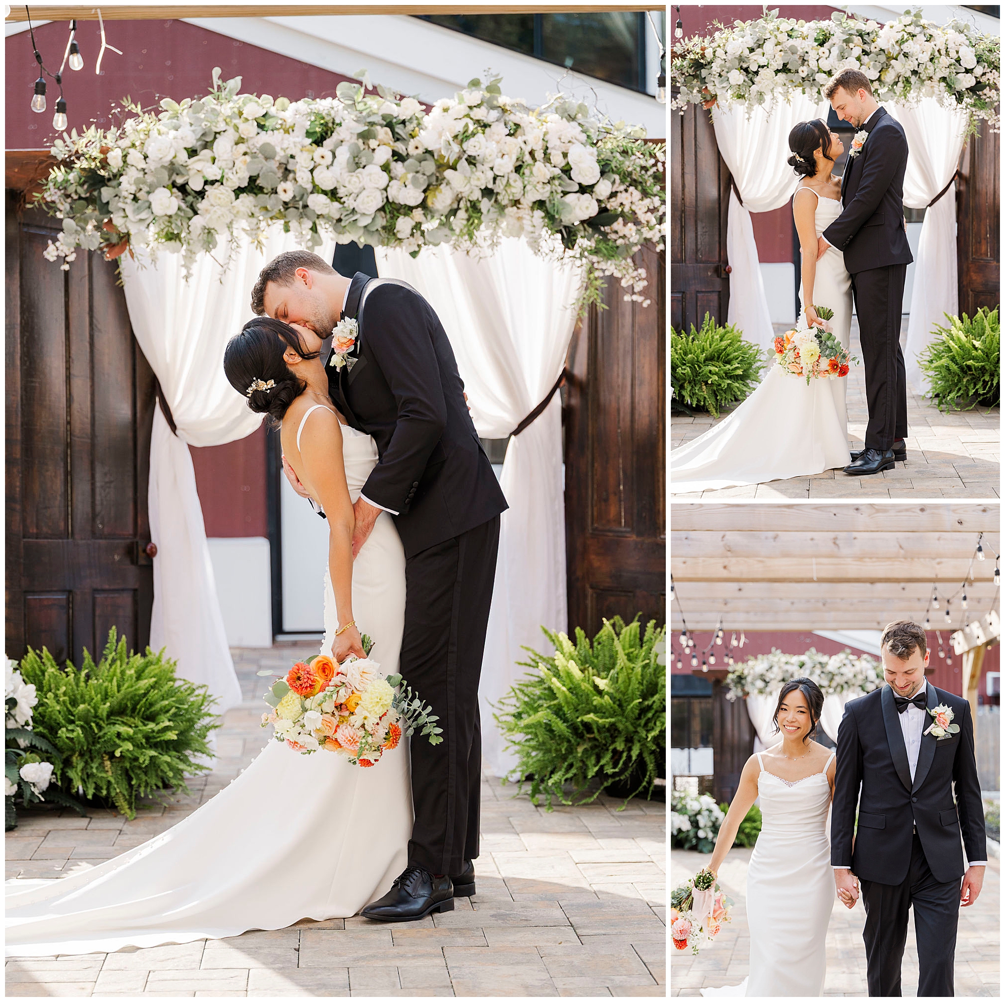 Scenic wedding at the Barn at Villa Venezia