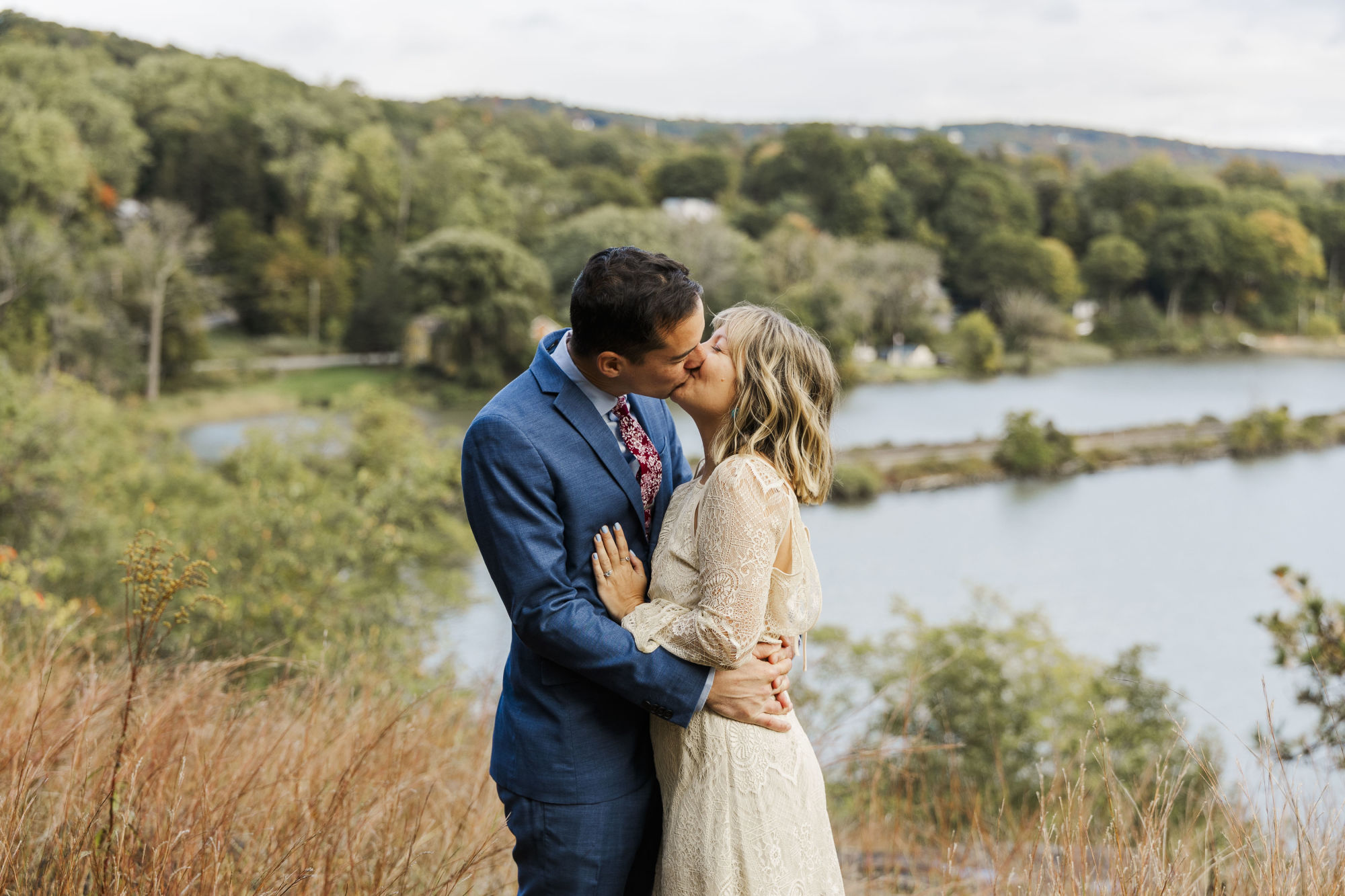gorgeous cold spring engagement session
