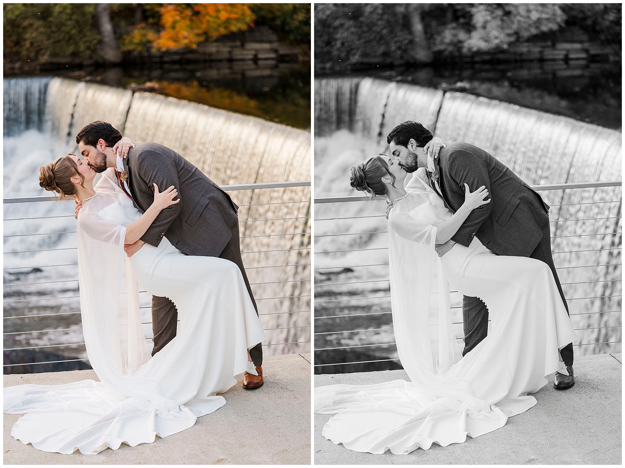 radiant roundhouse wedding in beacon, ny