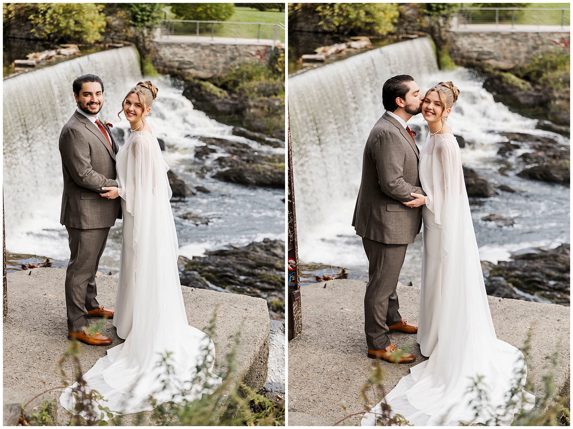 trendy roundhouse wedding in beacon, ny