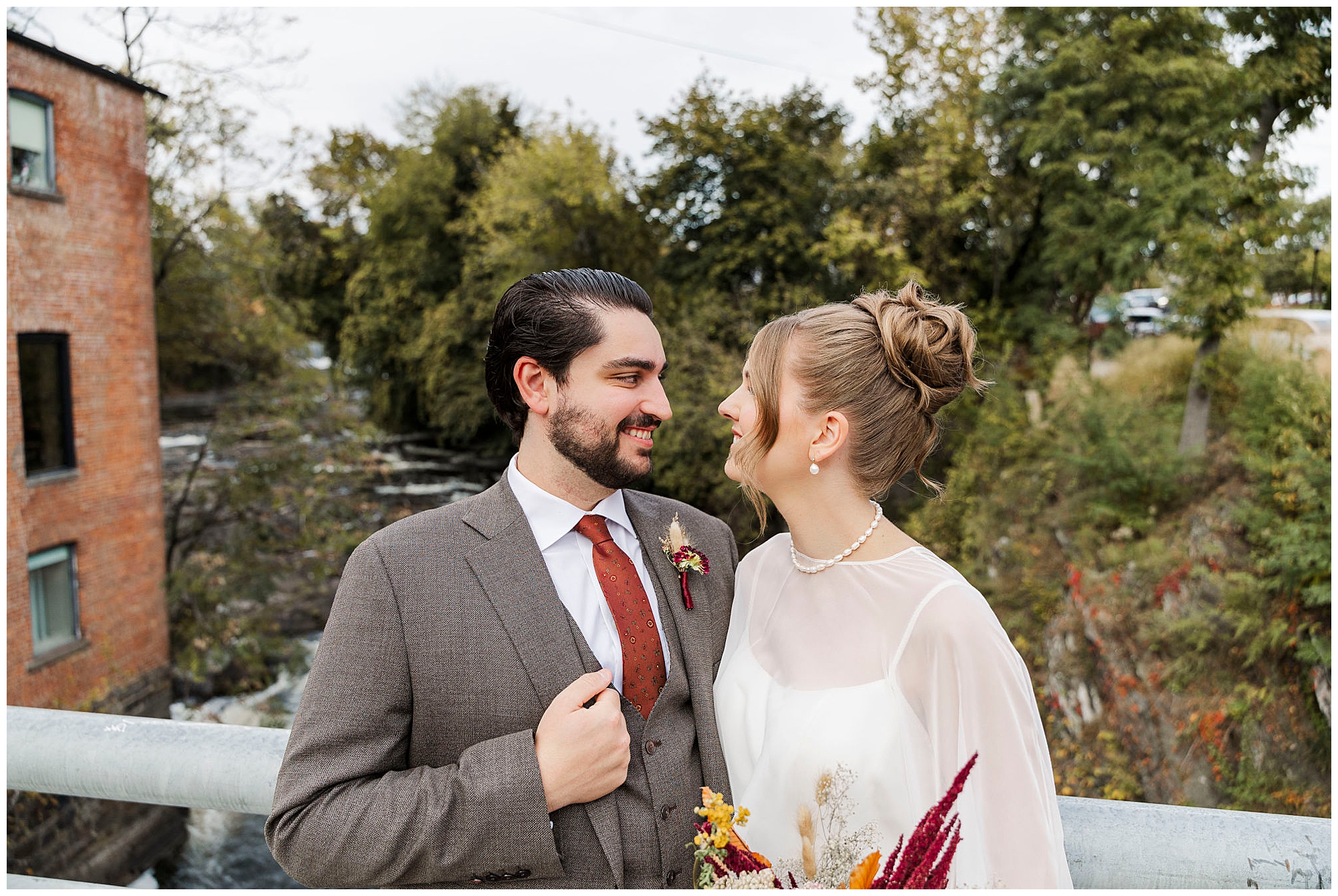 picturesque roundhouse wedding in beacon, ny