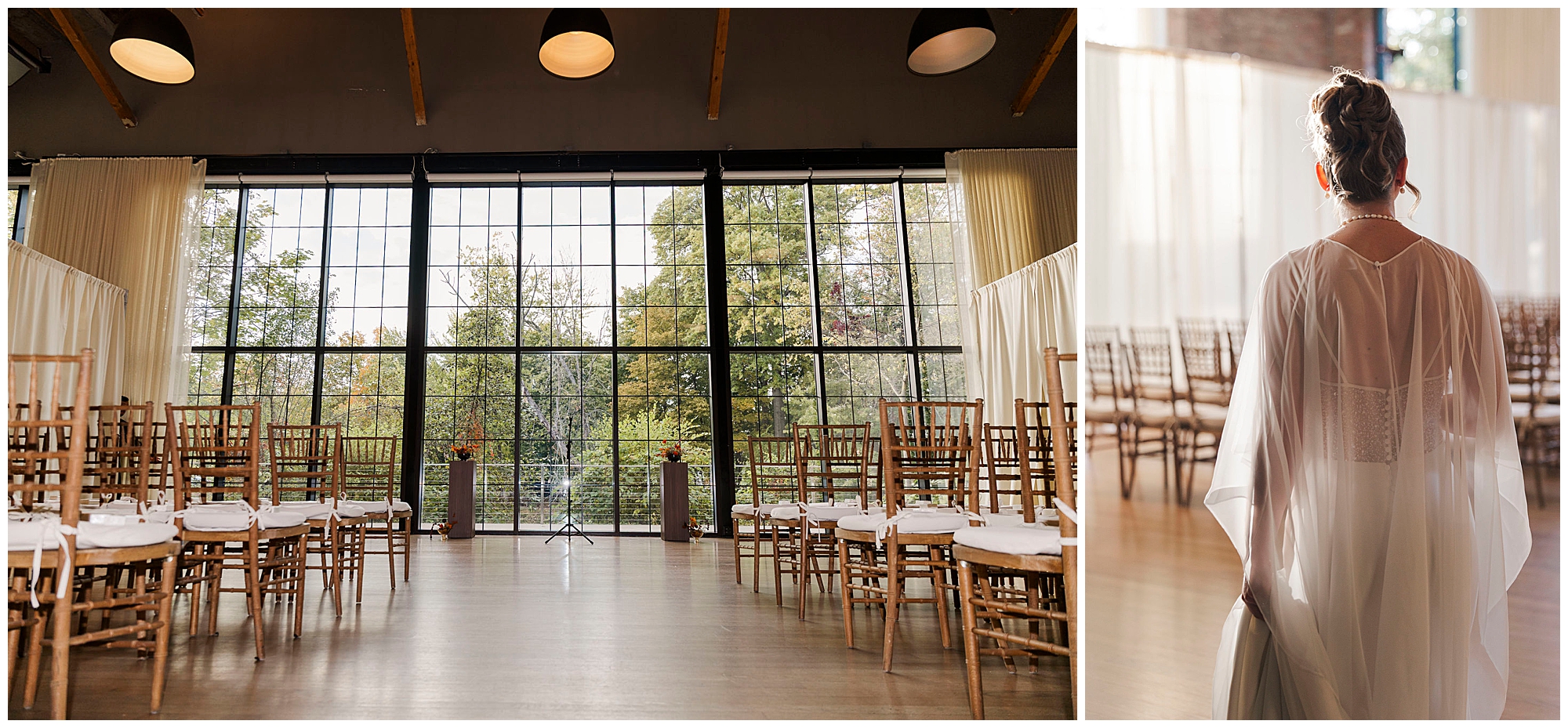 natural roundhouse wedding in beacon, ny