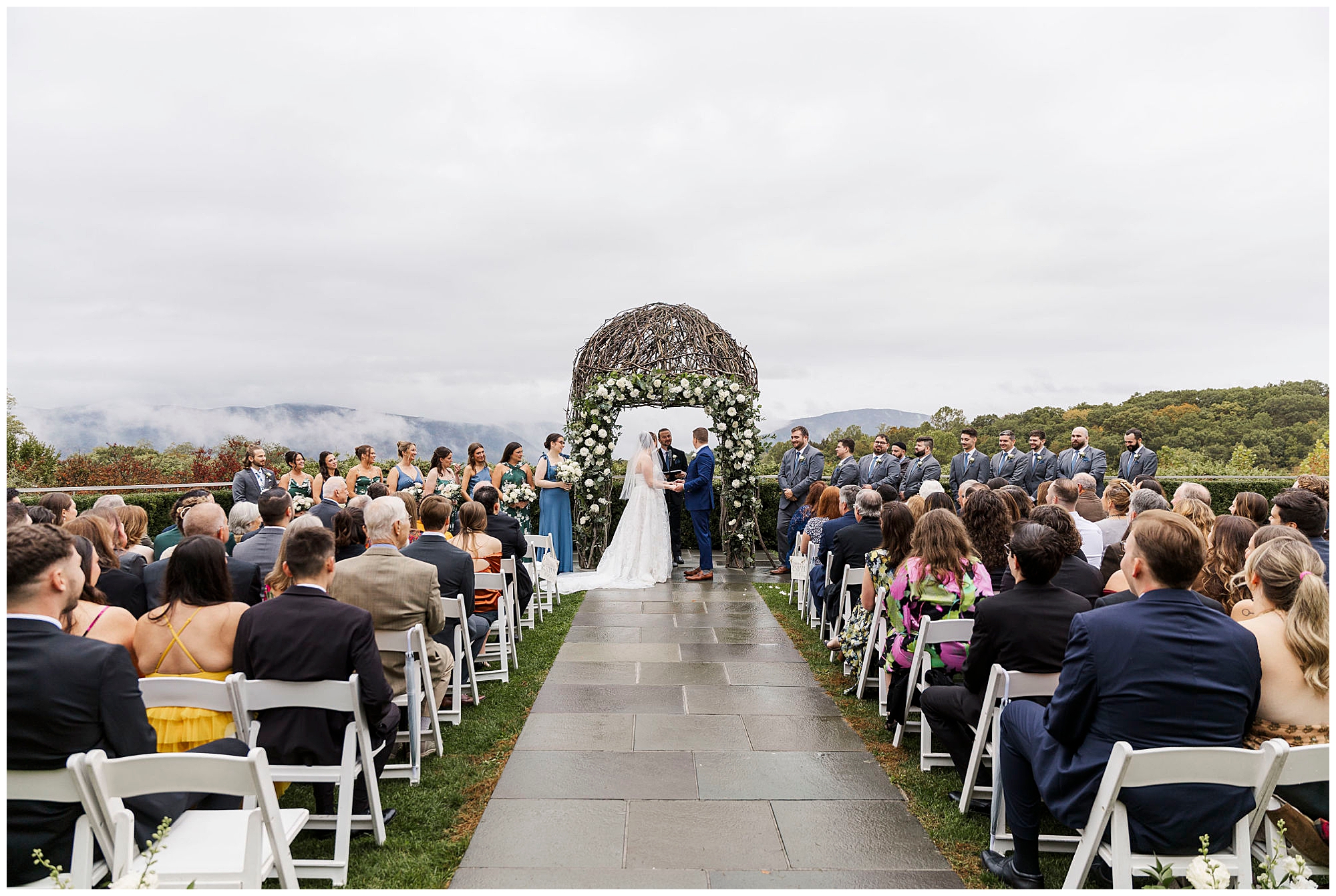 bright hudson valley garrison wedding