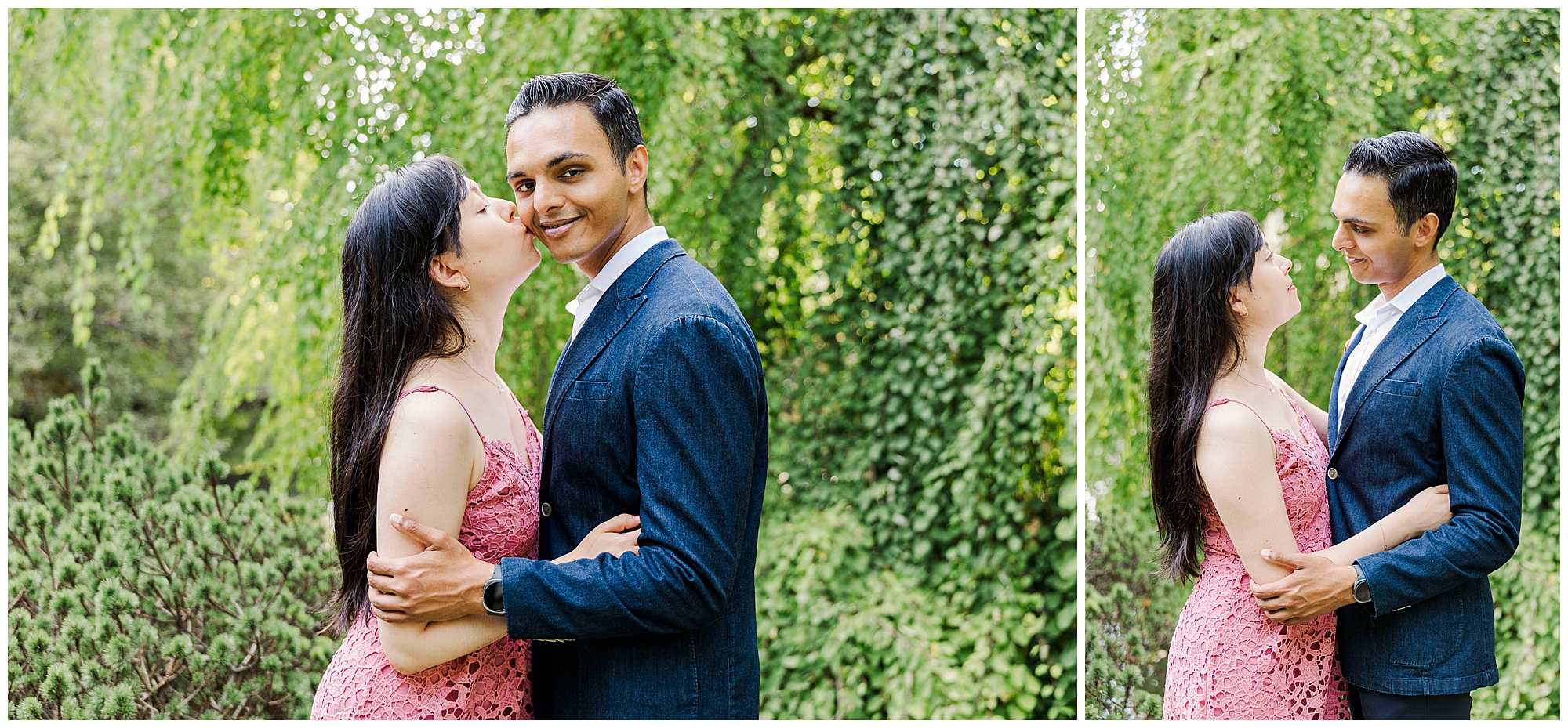 candid engagement shoot at stonecrop gardens