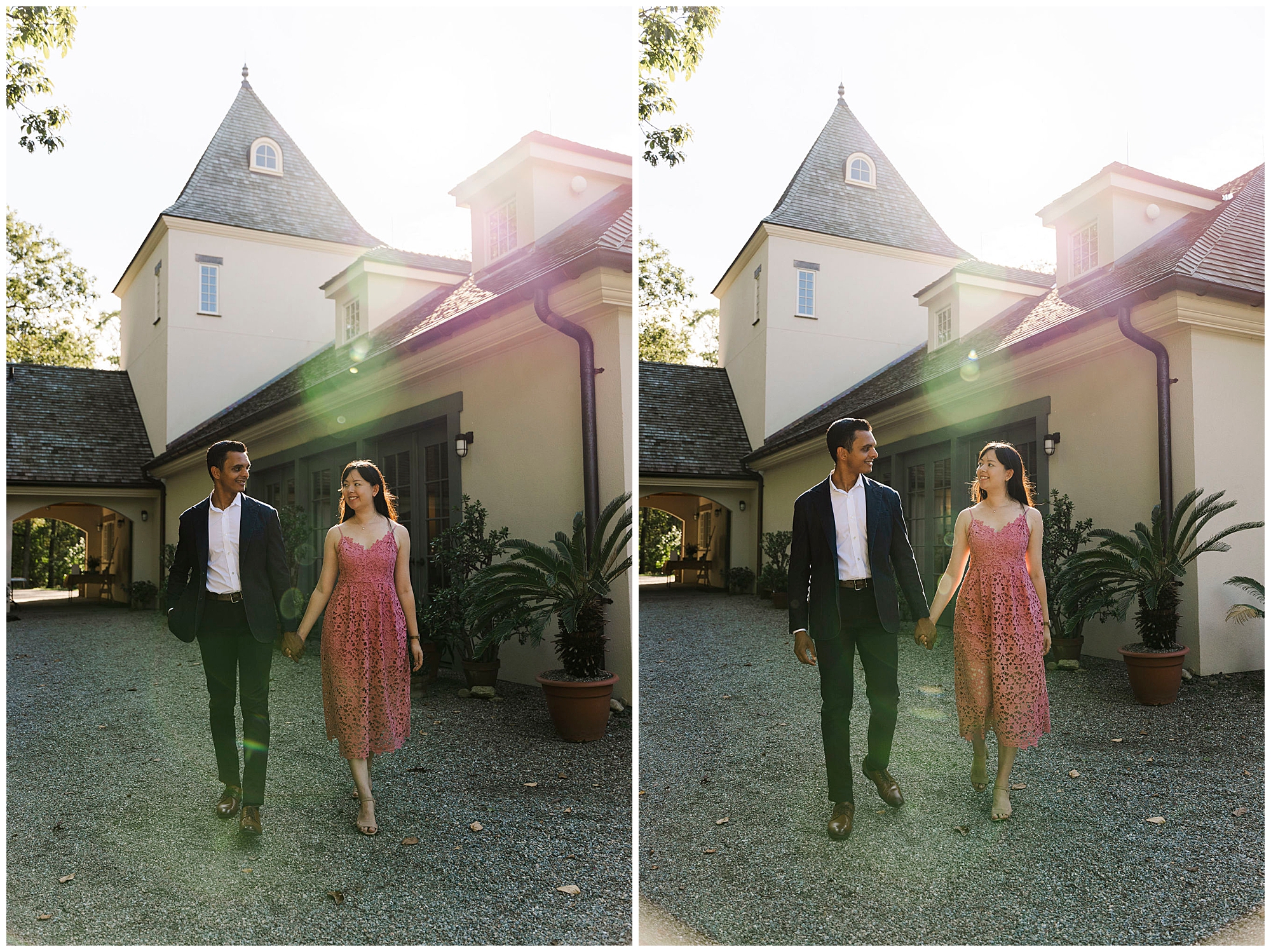 gorgeous engagement shoot at stonecrop gardens