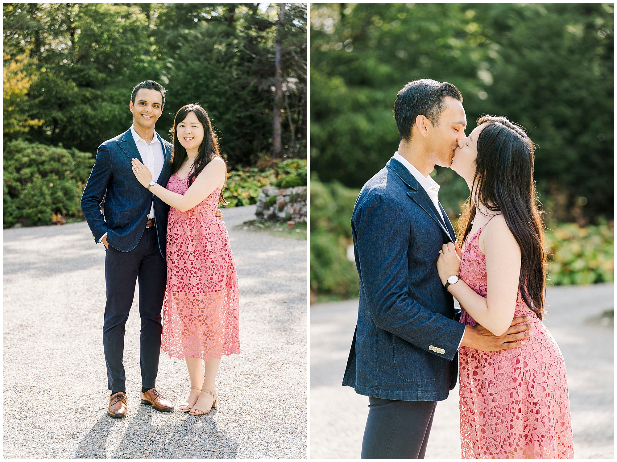 scenic engagement shoot at stonecrop gardens