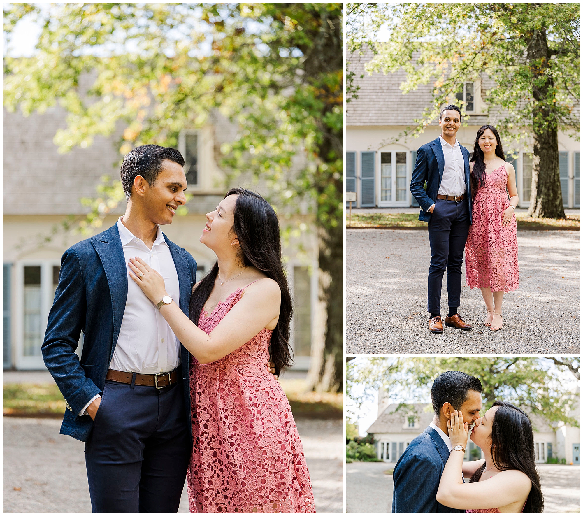 sweet engagement shoot at stonecrop gardens
