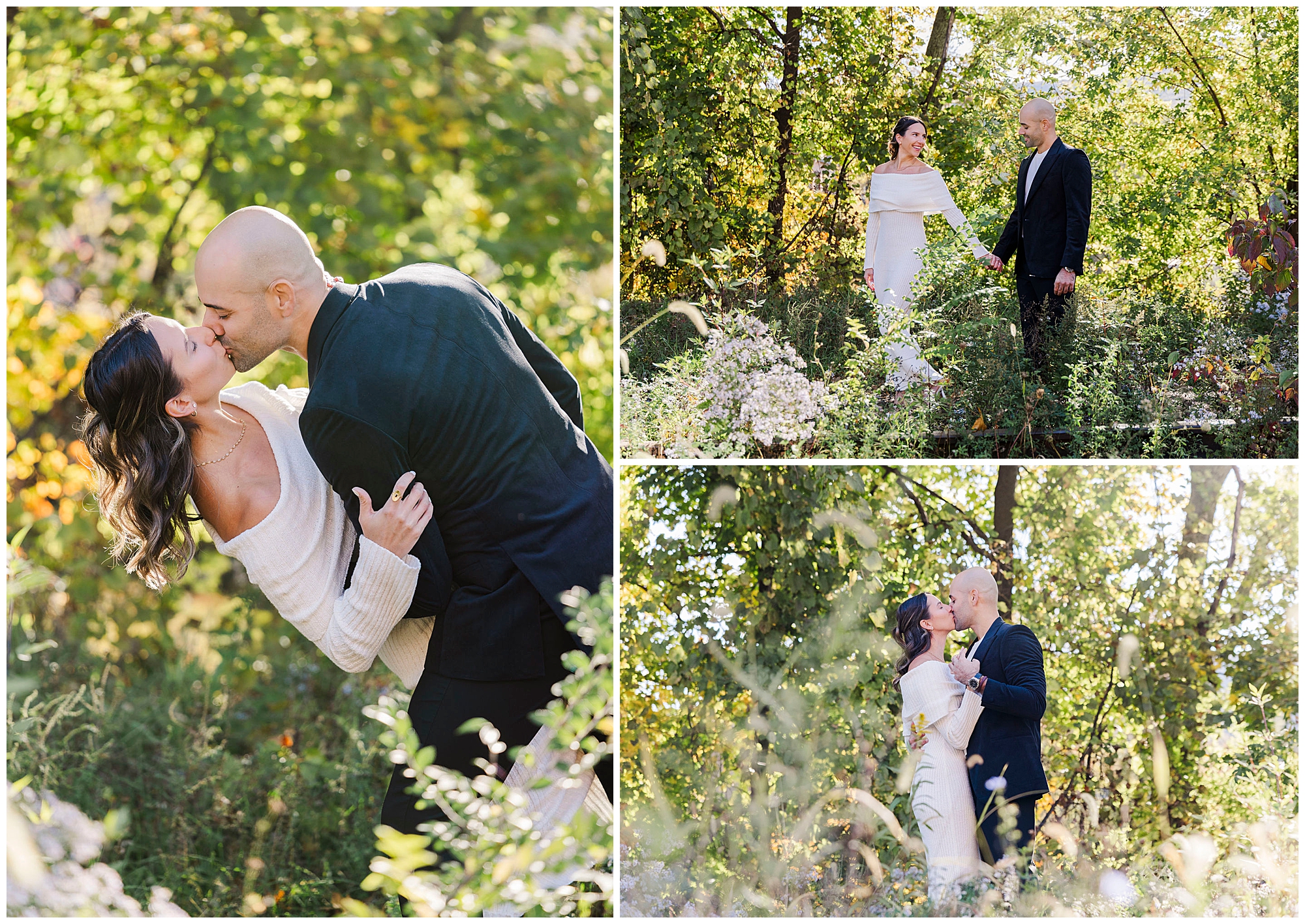 Cheerful Beacon Main St engagement session
