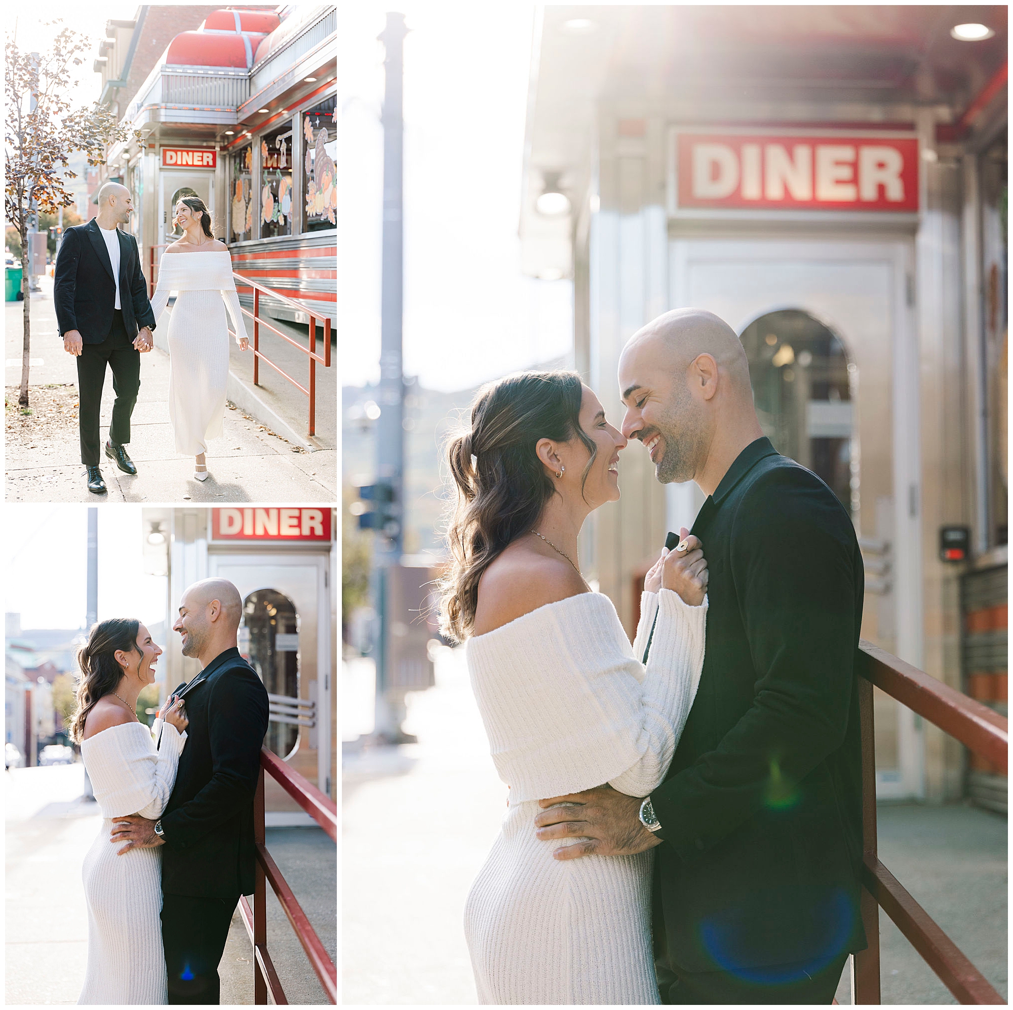 Beautiful Beacon Main St engagement session