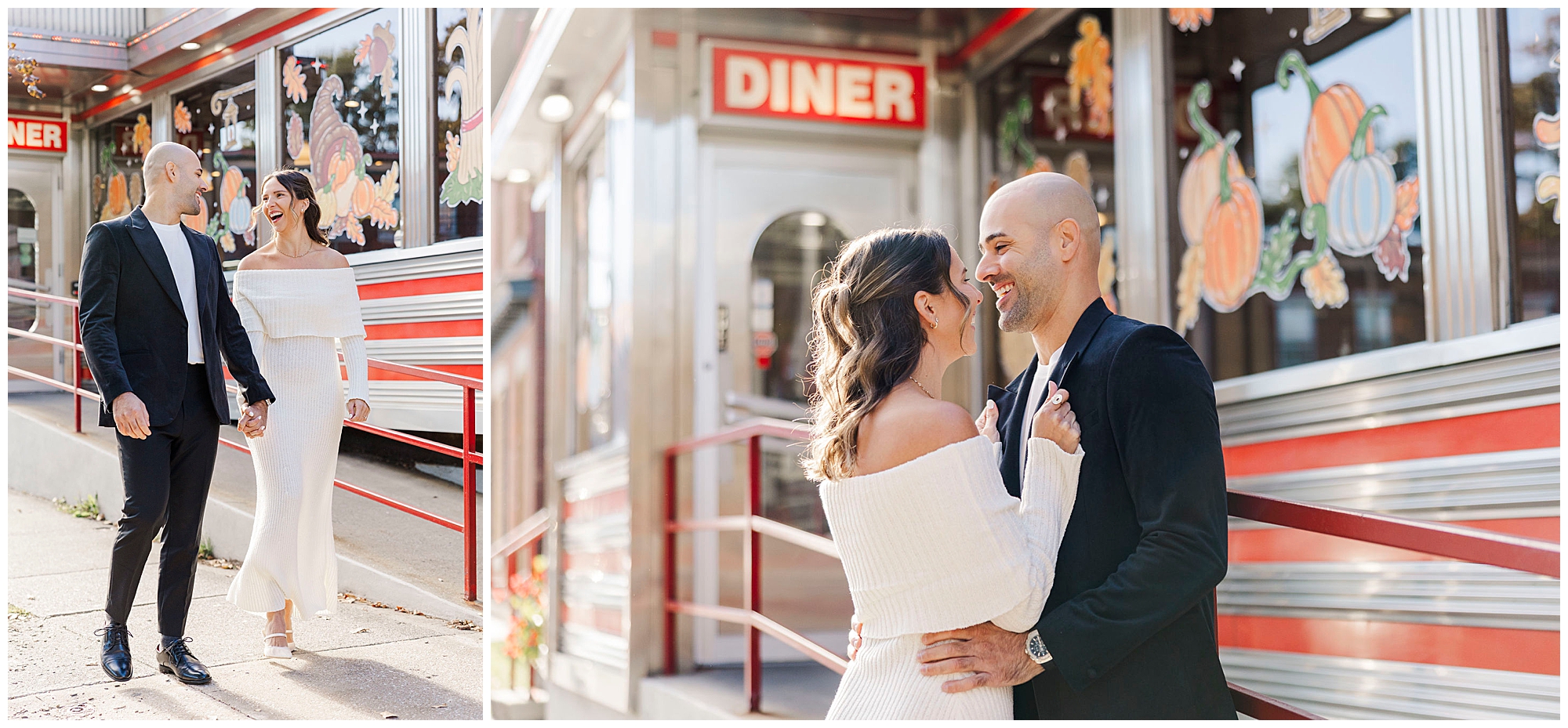 Cozy Beacon Main St engagement session