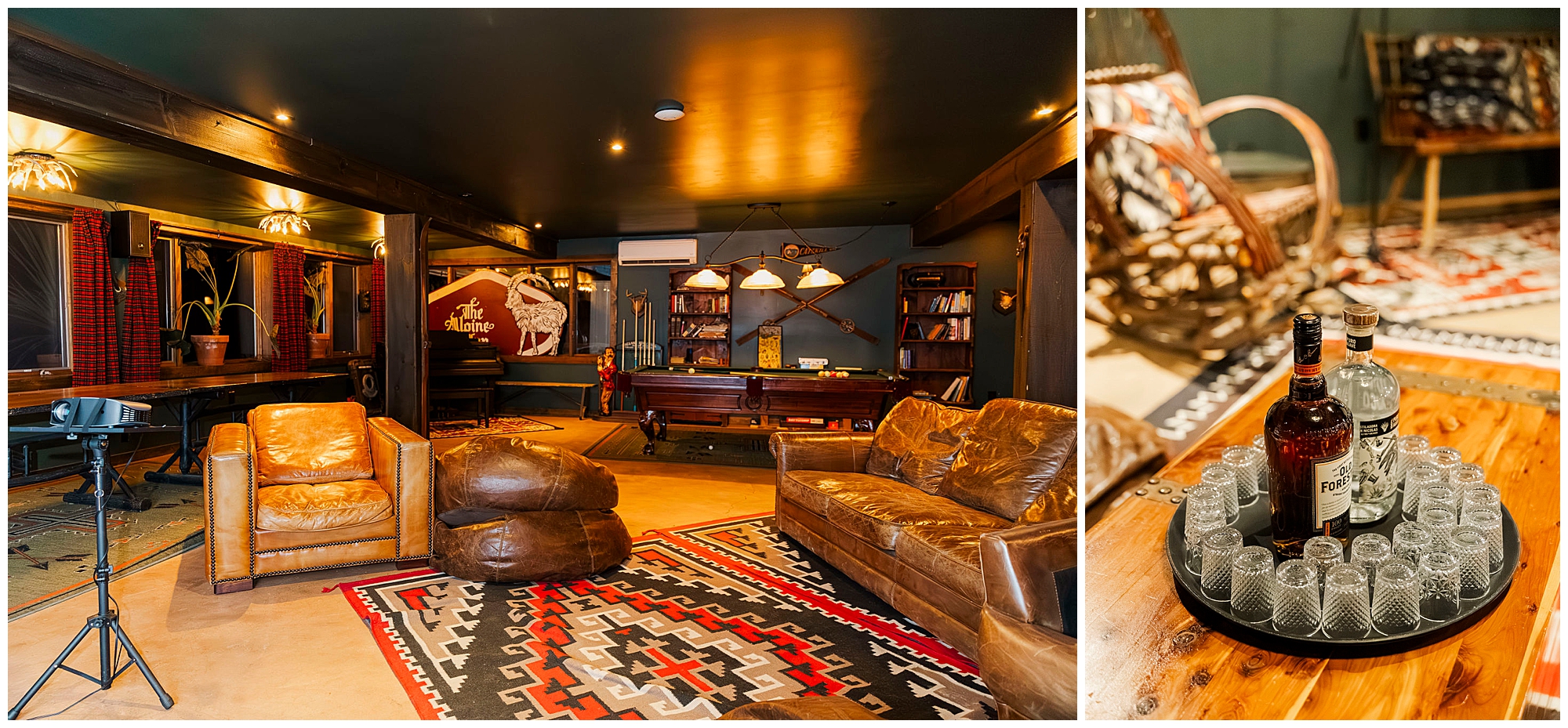 Beautiful Urban Cowboy Lodge wedding