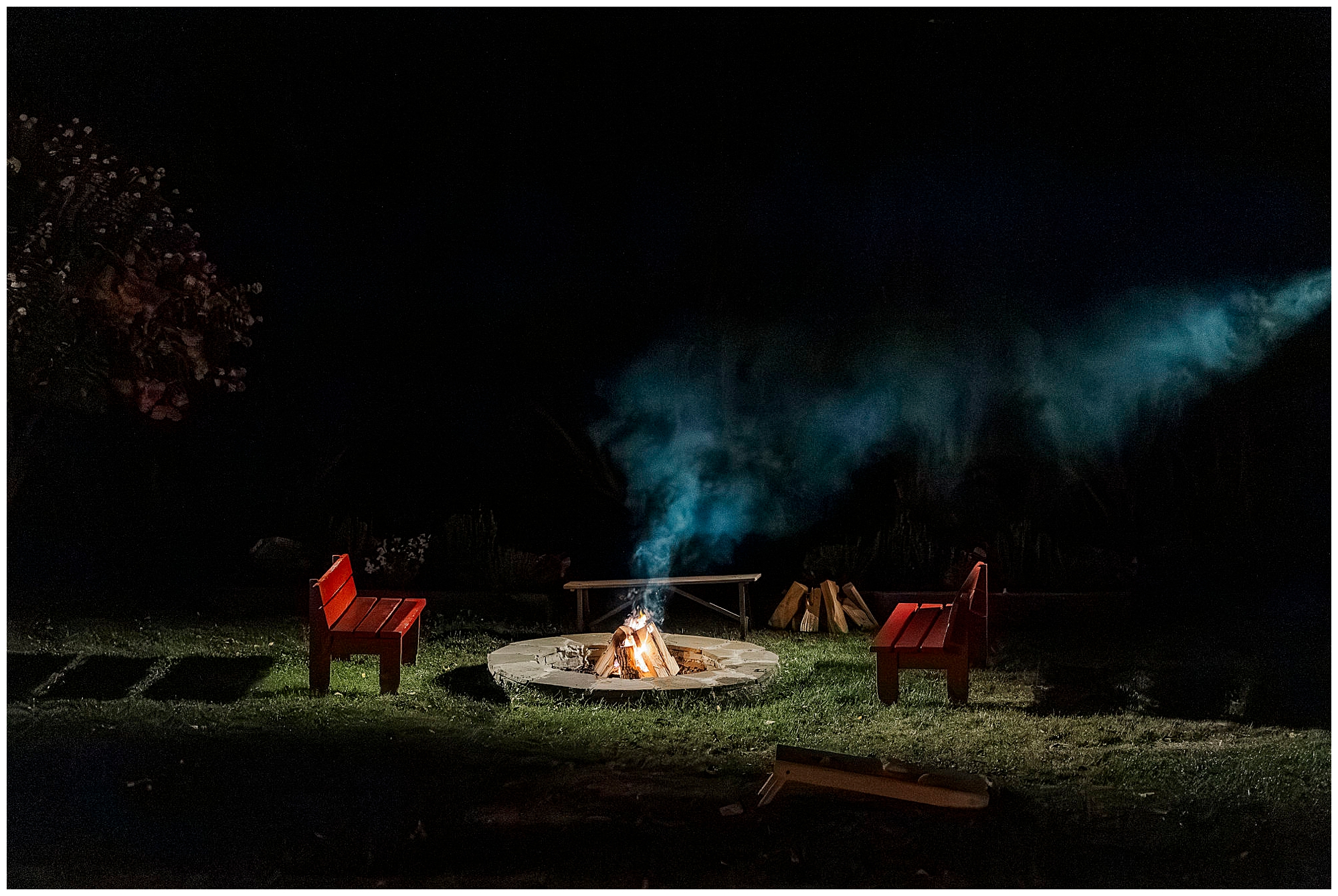 Vibrant Urban Cowboy Lodge wedding