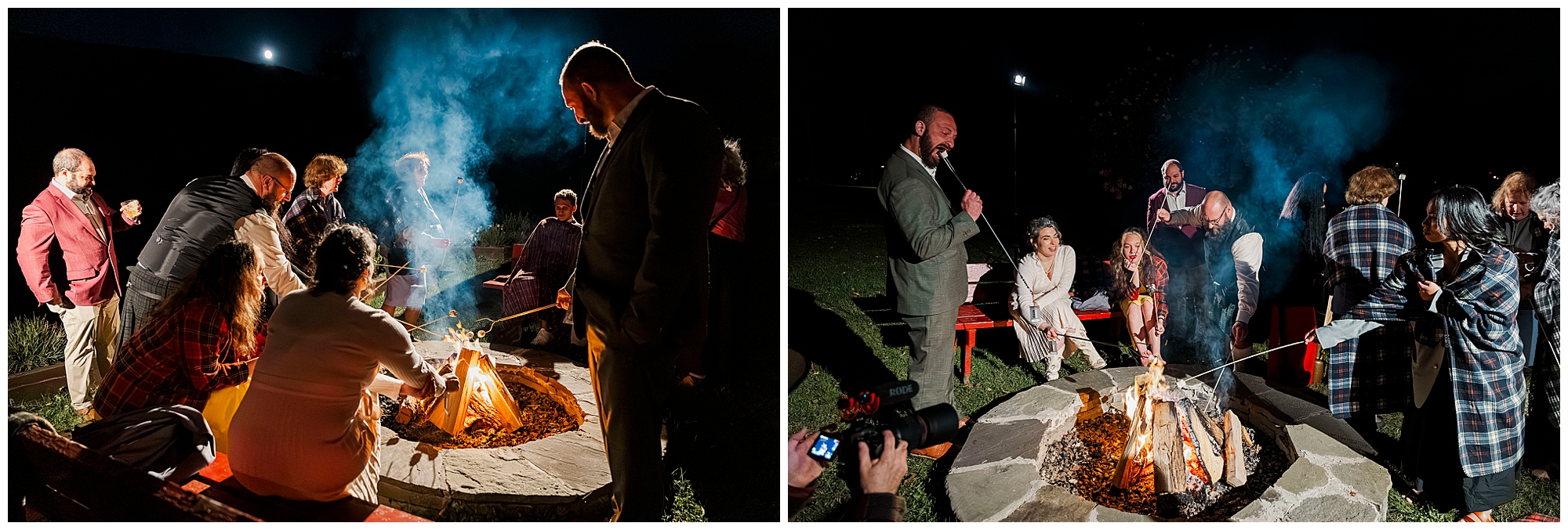 Candid Urban Cowboy Lodge wedding