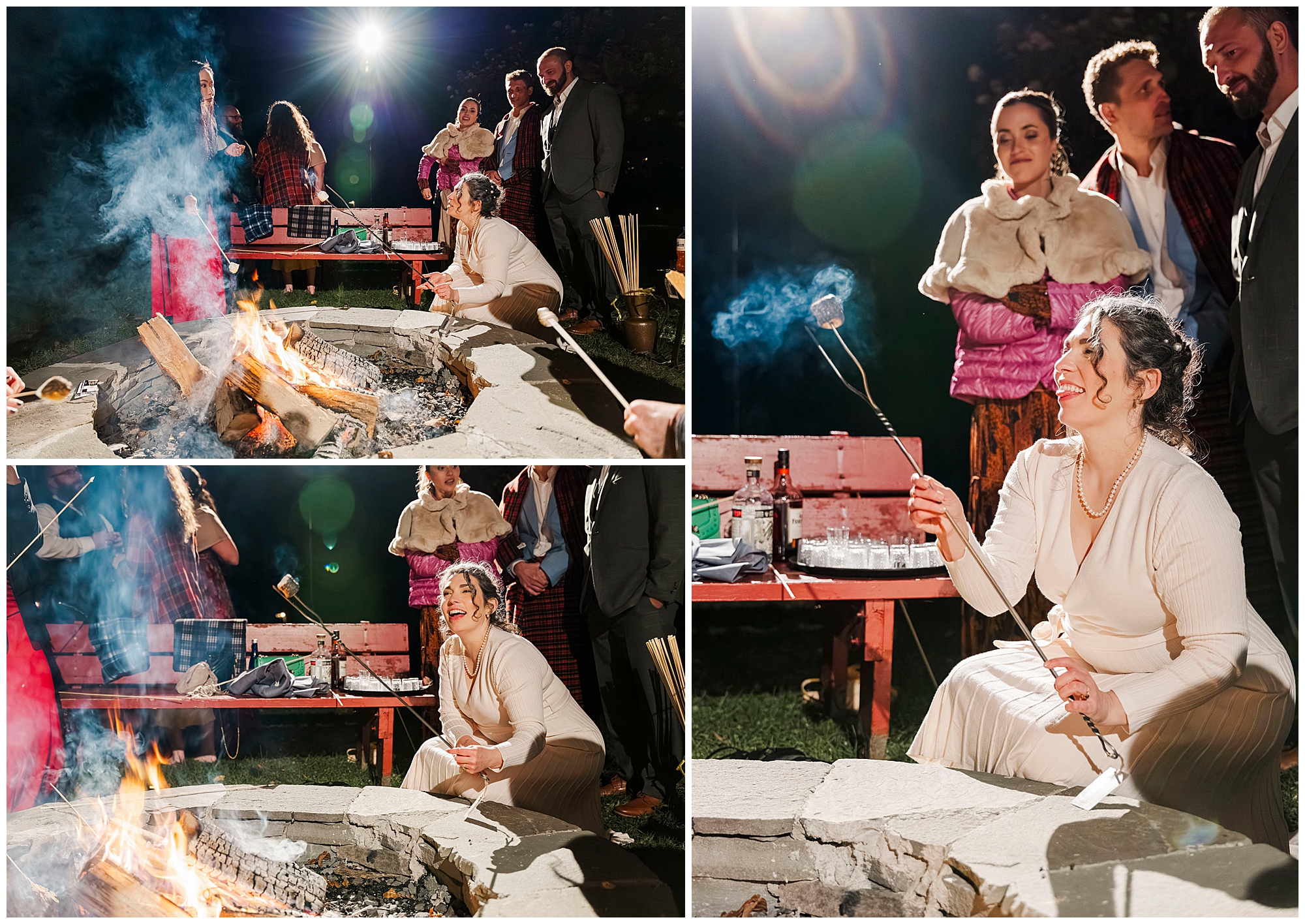 Romantic Urban Cowboy Lodge wedding