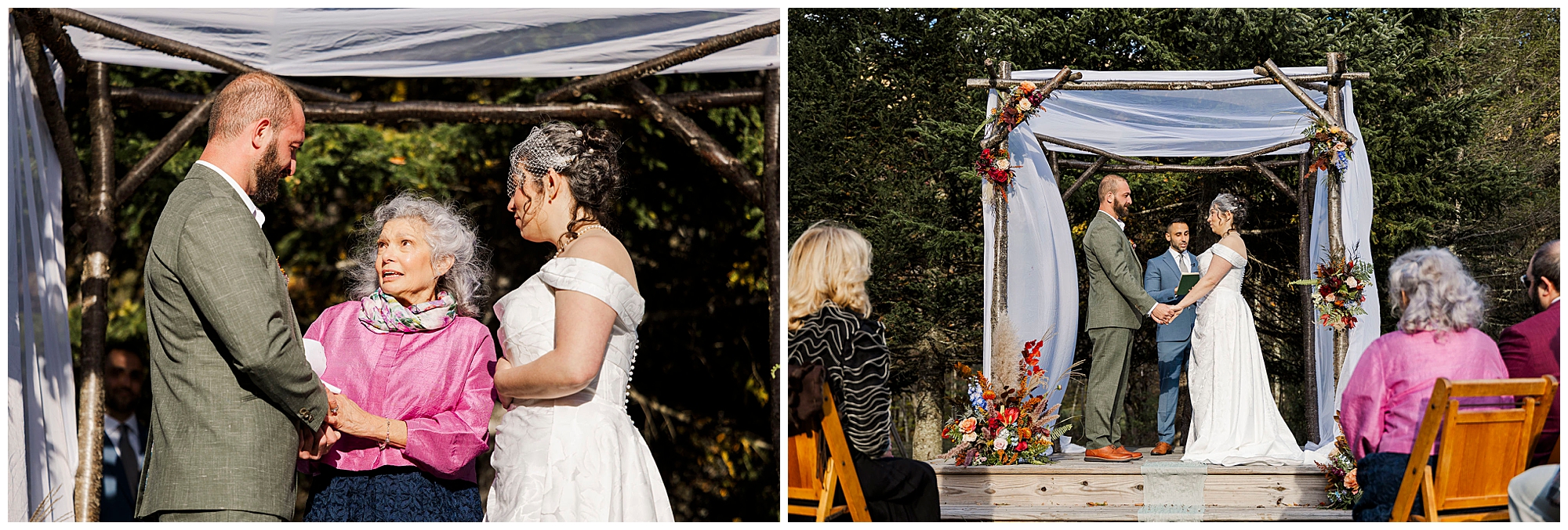 Authentic Urban Cowboy Lodge wedding