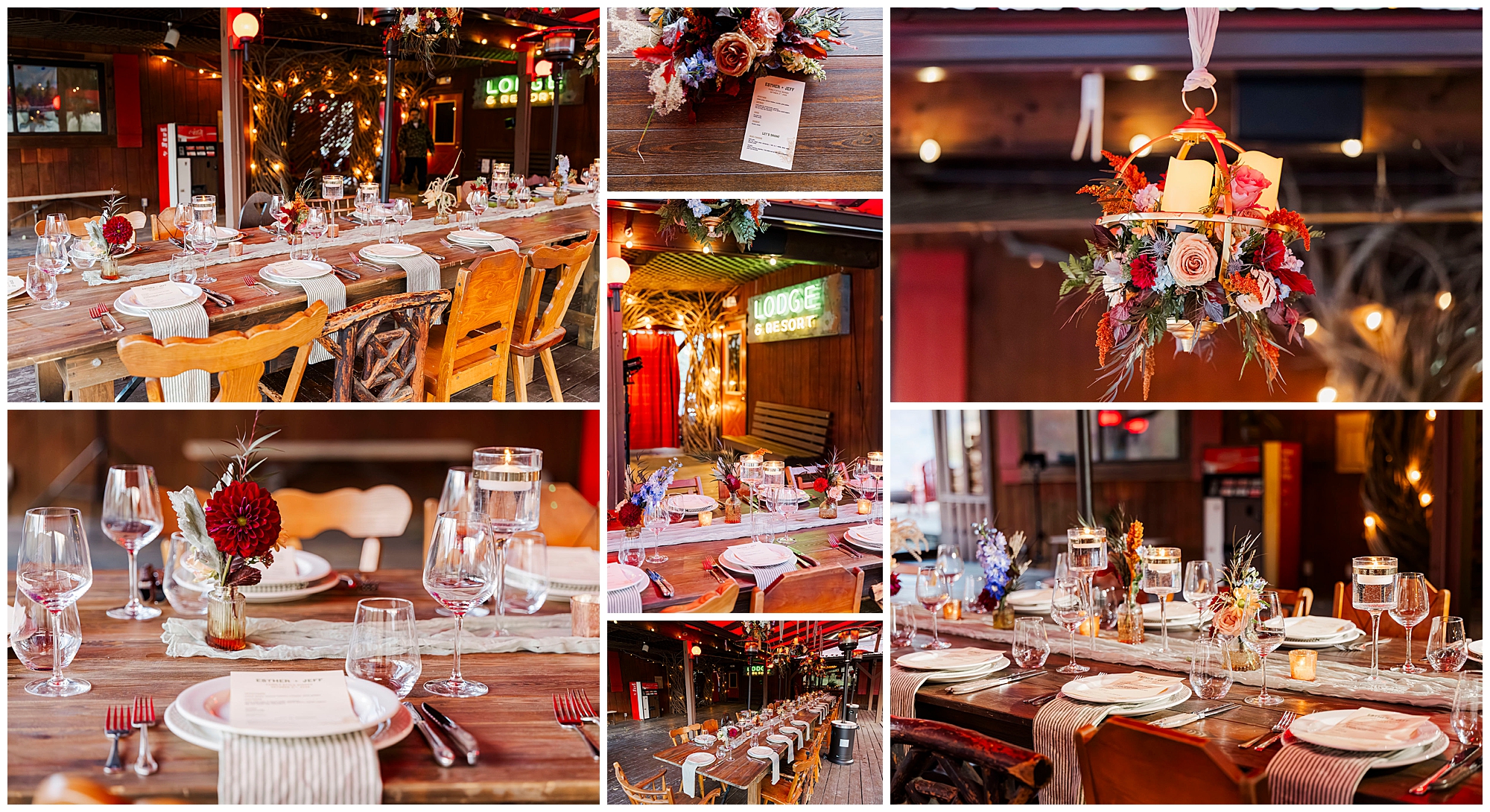 Perfect Urban Cowboy Lodge wedding