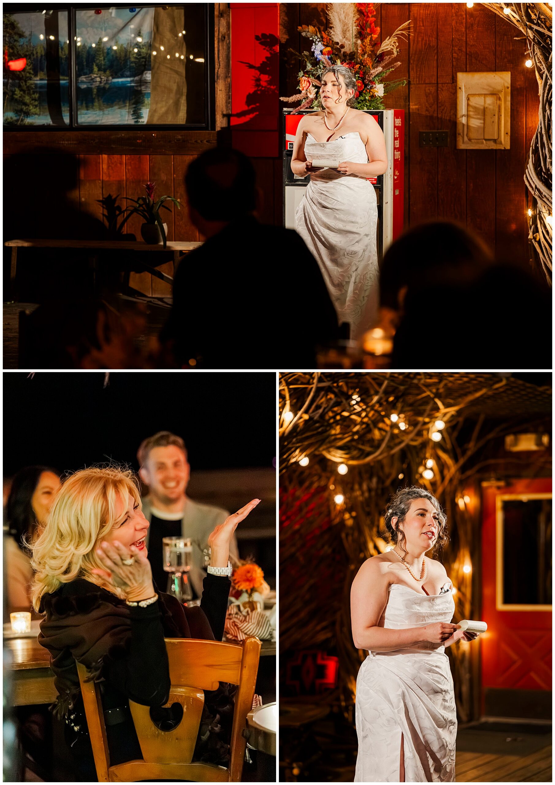 Unique Urban Cowboy Lodge wedding