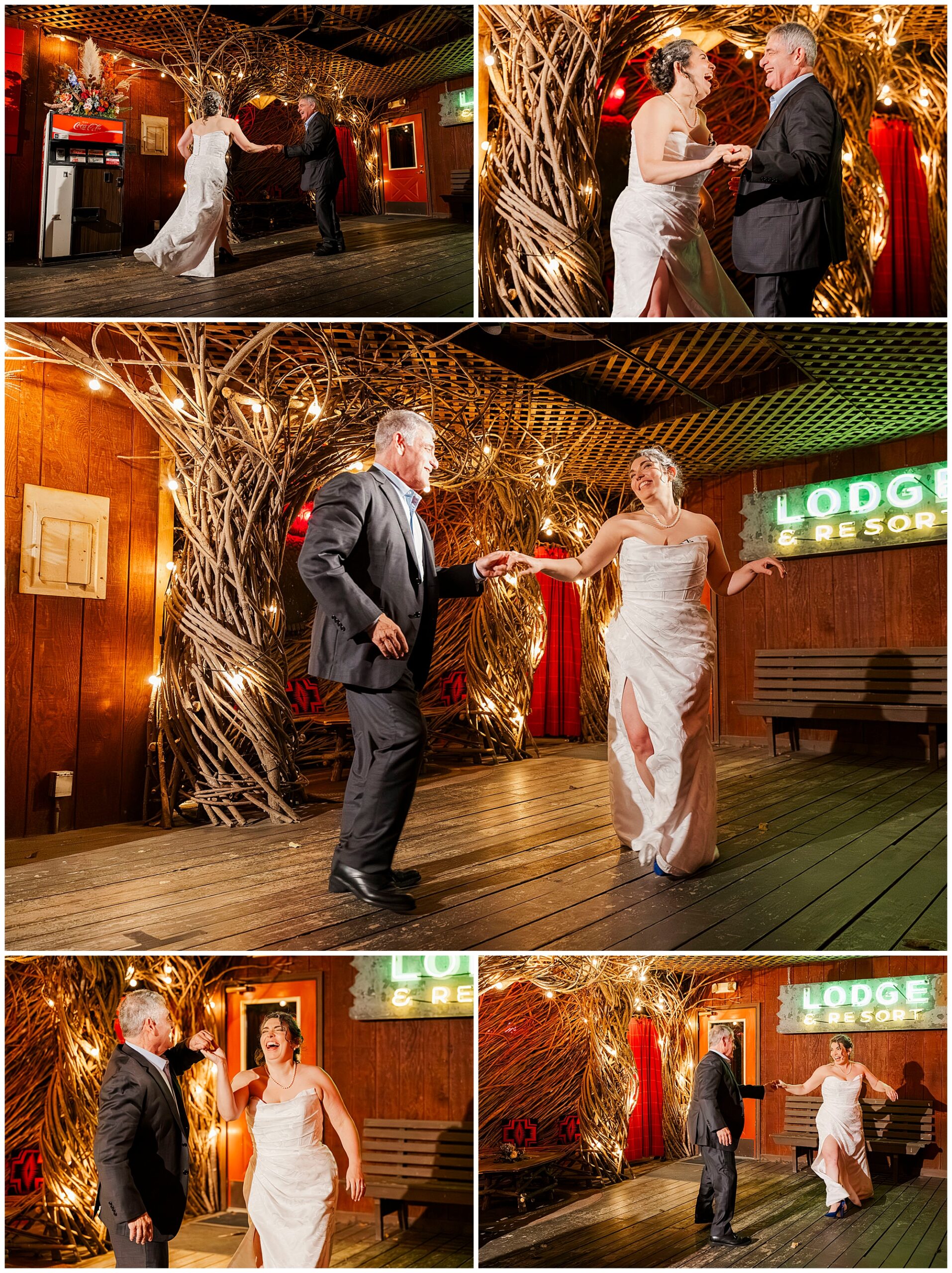 Iconic Urban Cowboy Lodge wedding