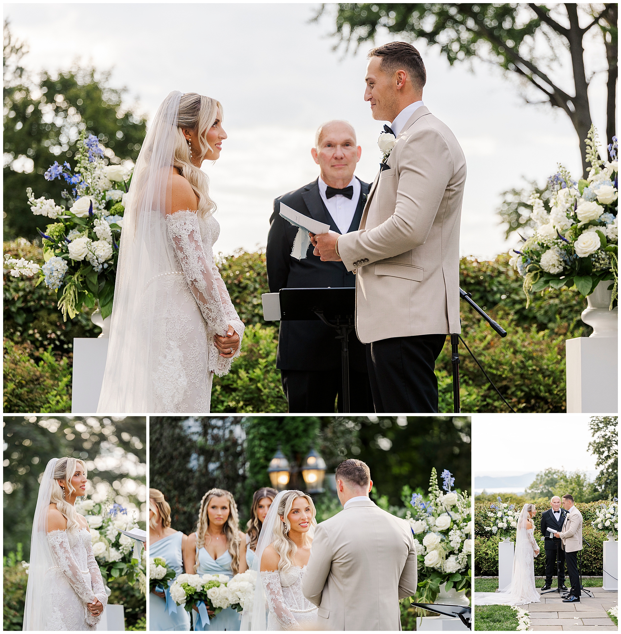 Natural Westchester wedding at the Briarcliff Manor