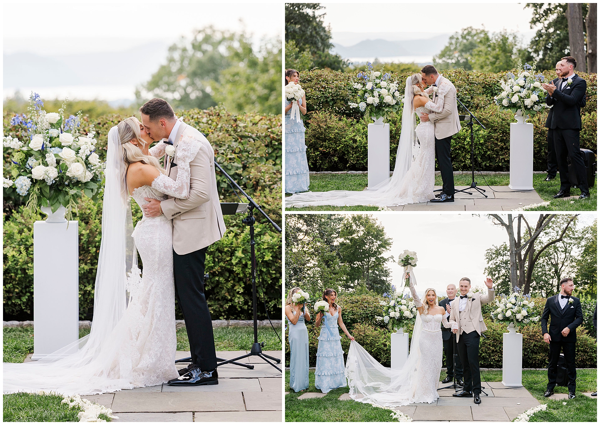 Intimate Westchester wedding at the Briarcliff Manor