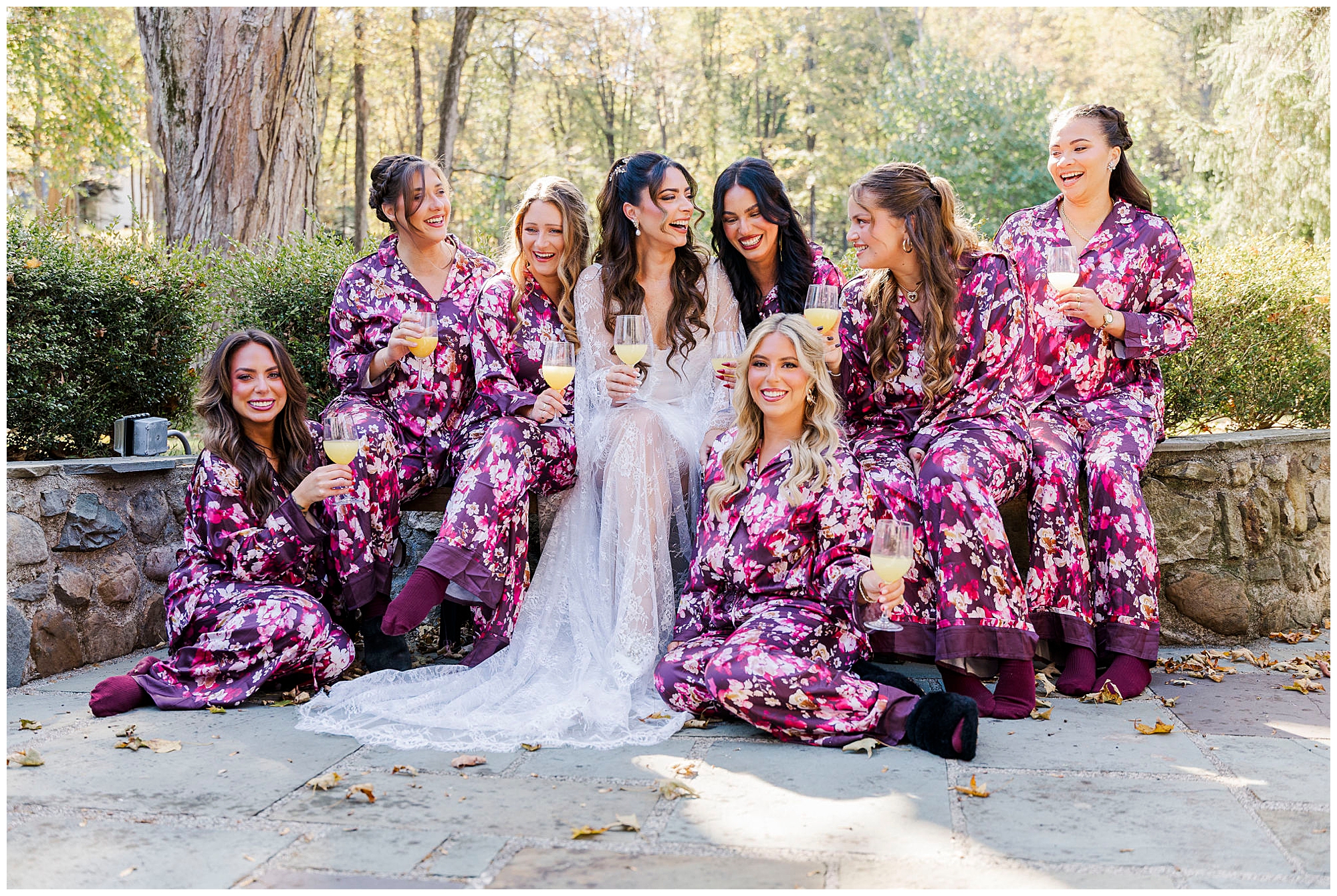Intimate fall wedding at Boscobel House & Gardens