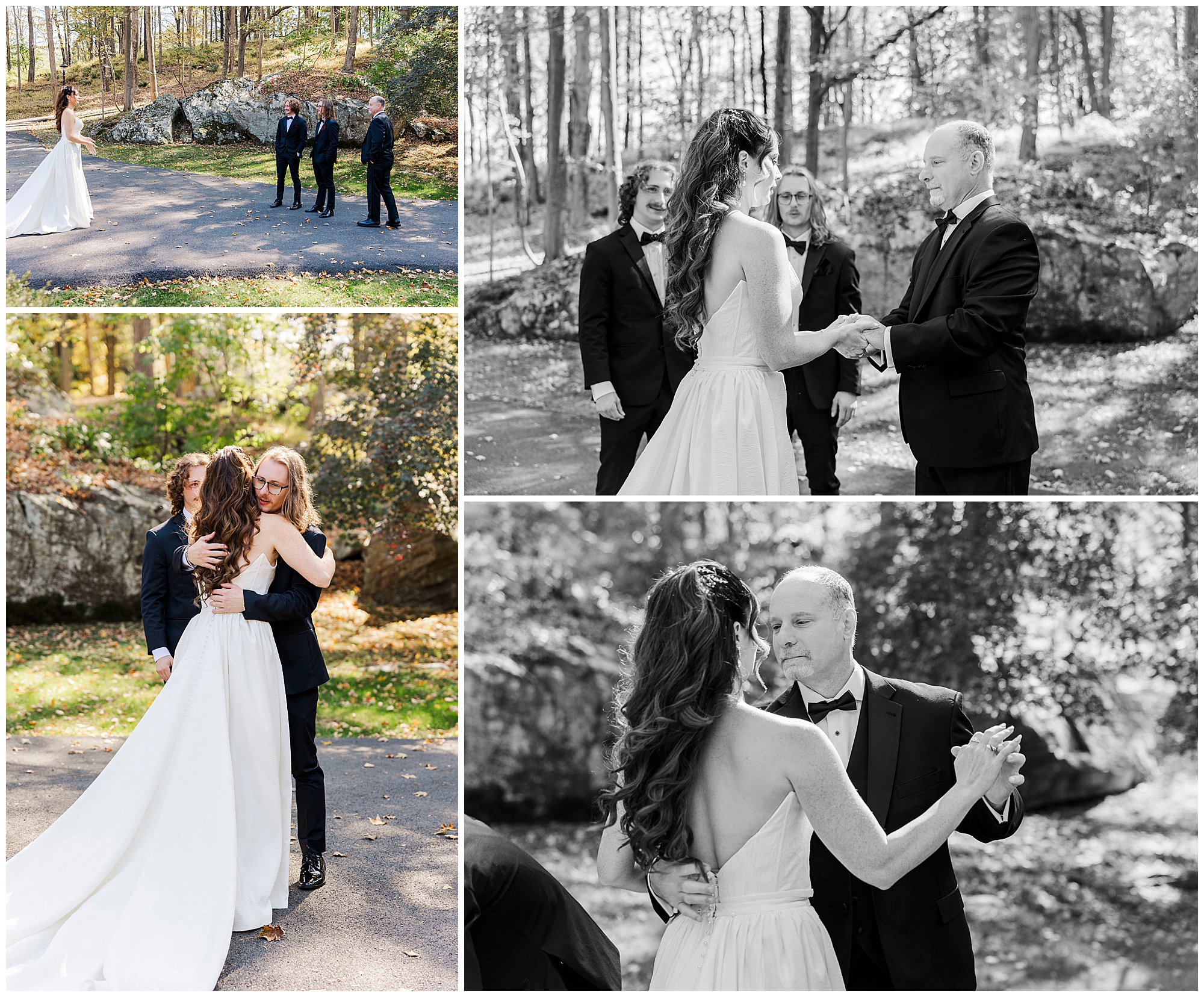 Romantic fall wedding at Boscobel House & Gardens