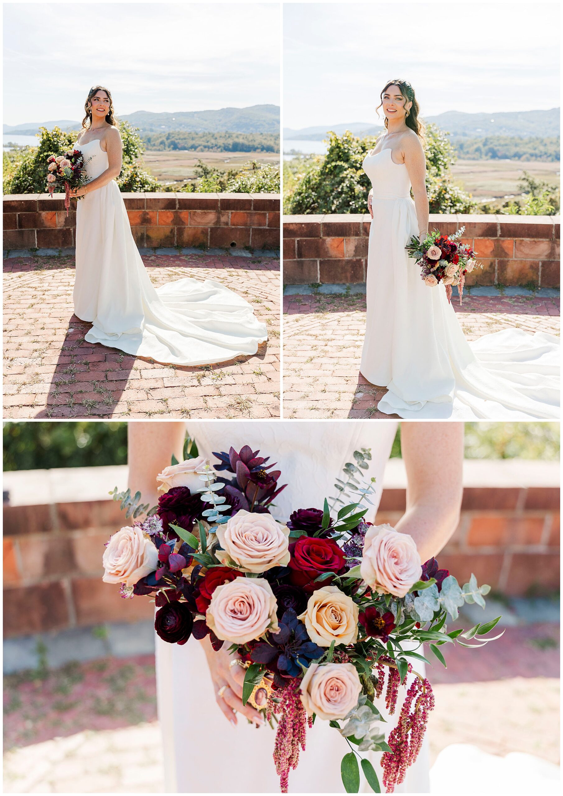 Boscobel House & Gardens wedding in the fall