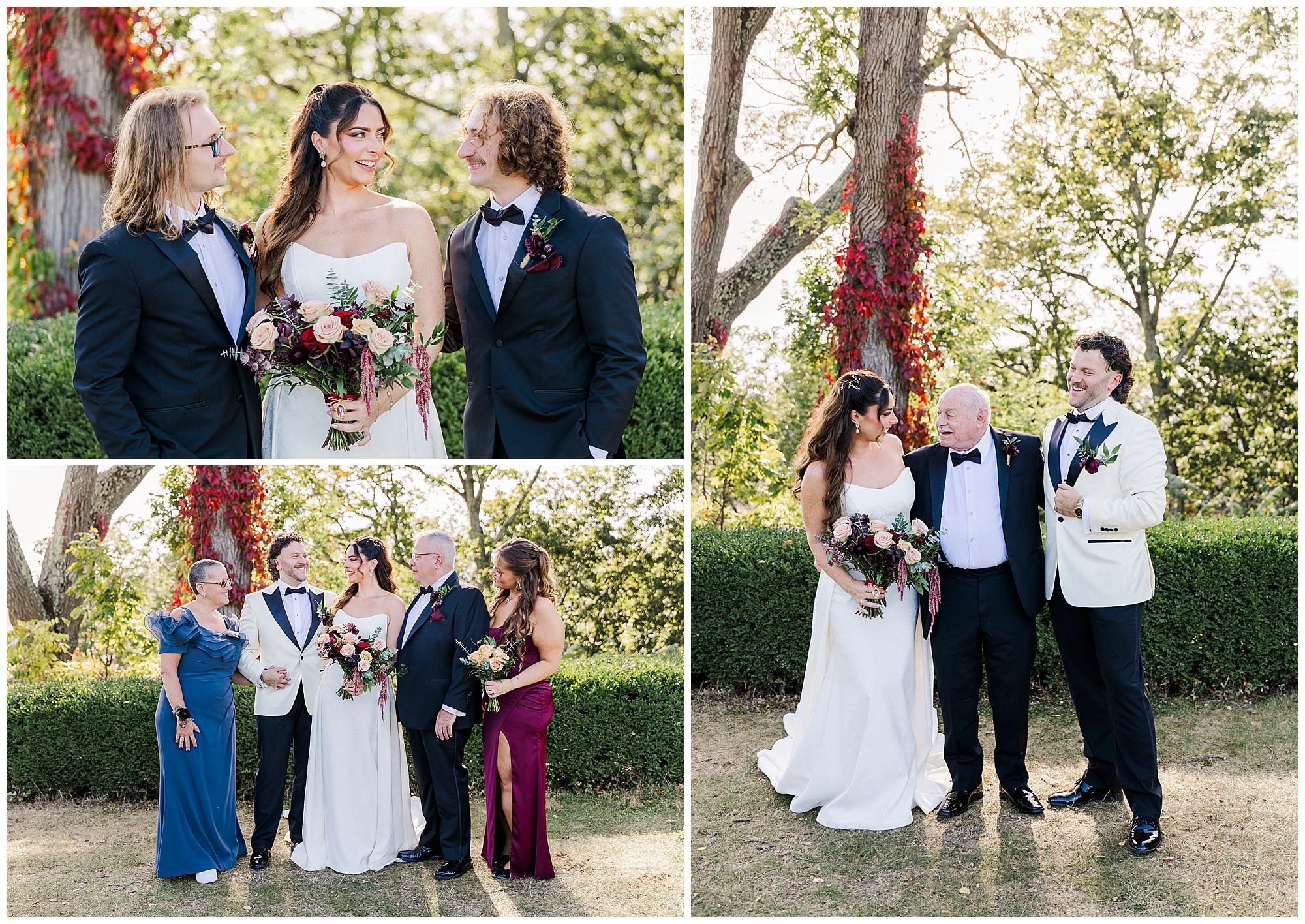 Cozy Boscobel House & Gardens wedding