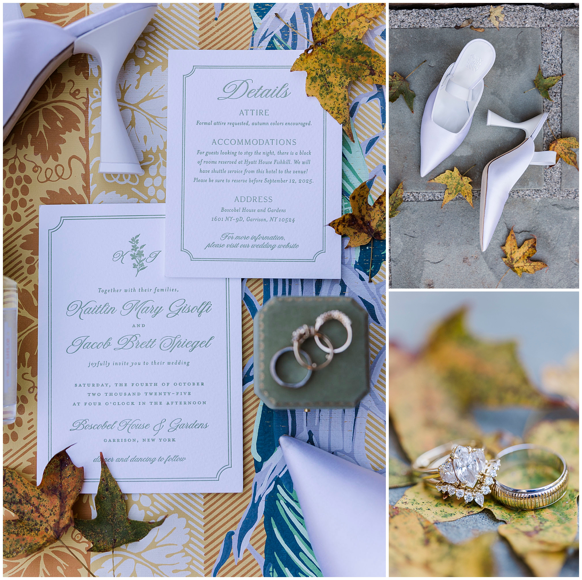 Dreamy fall wedding at Boscobel House & Gardens