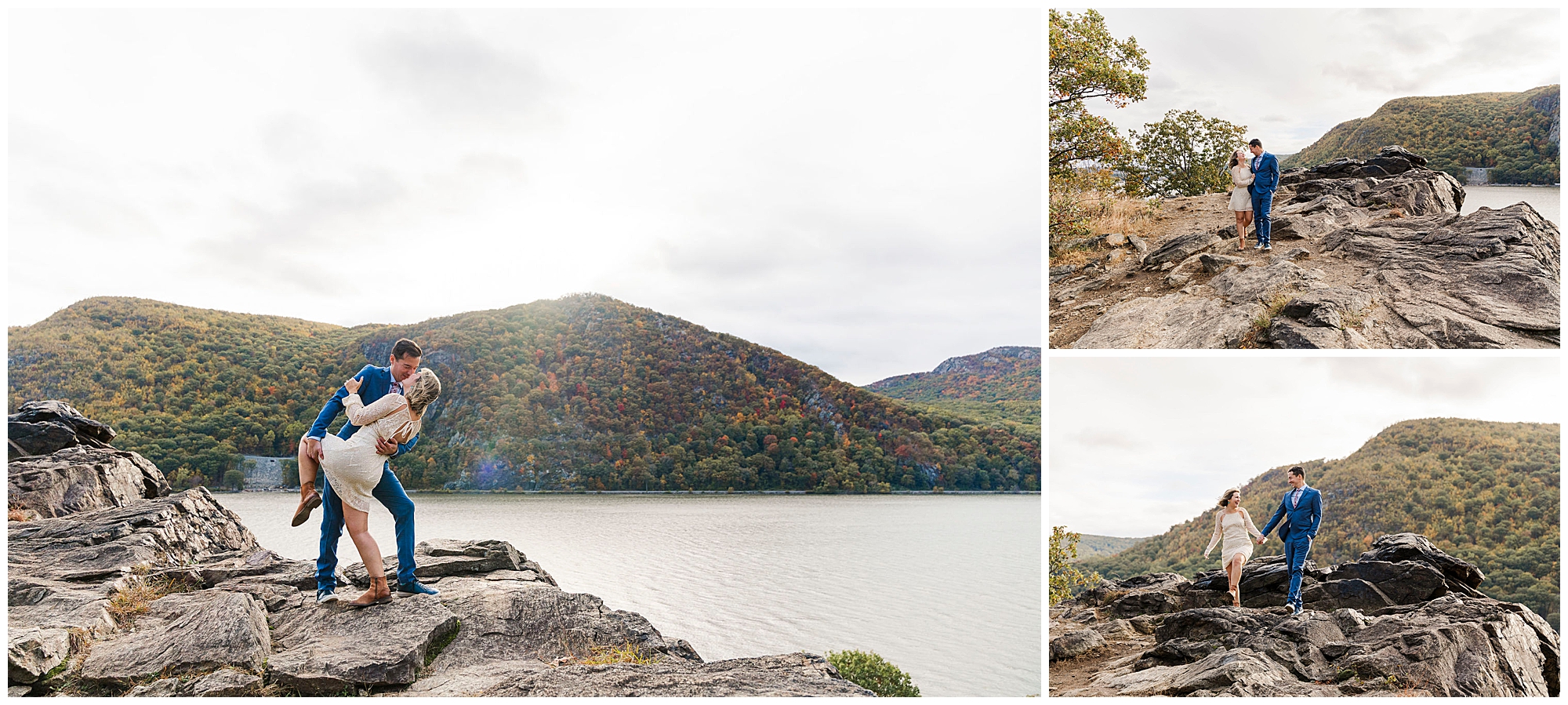 iconic cold spring engagement session