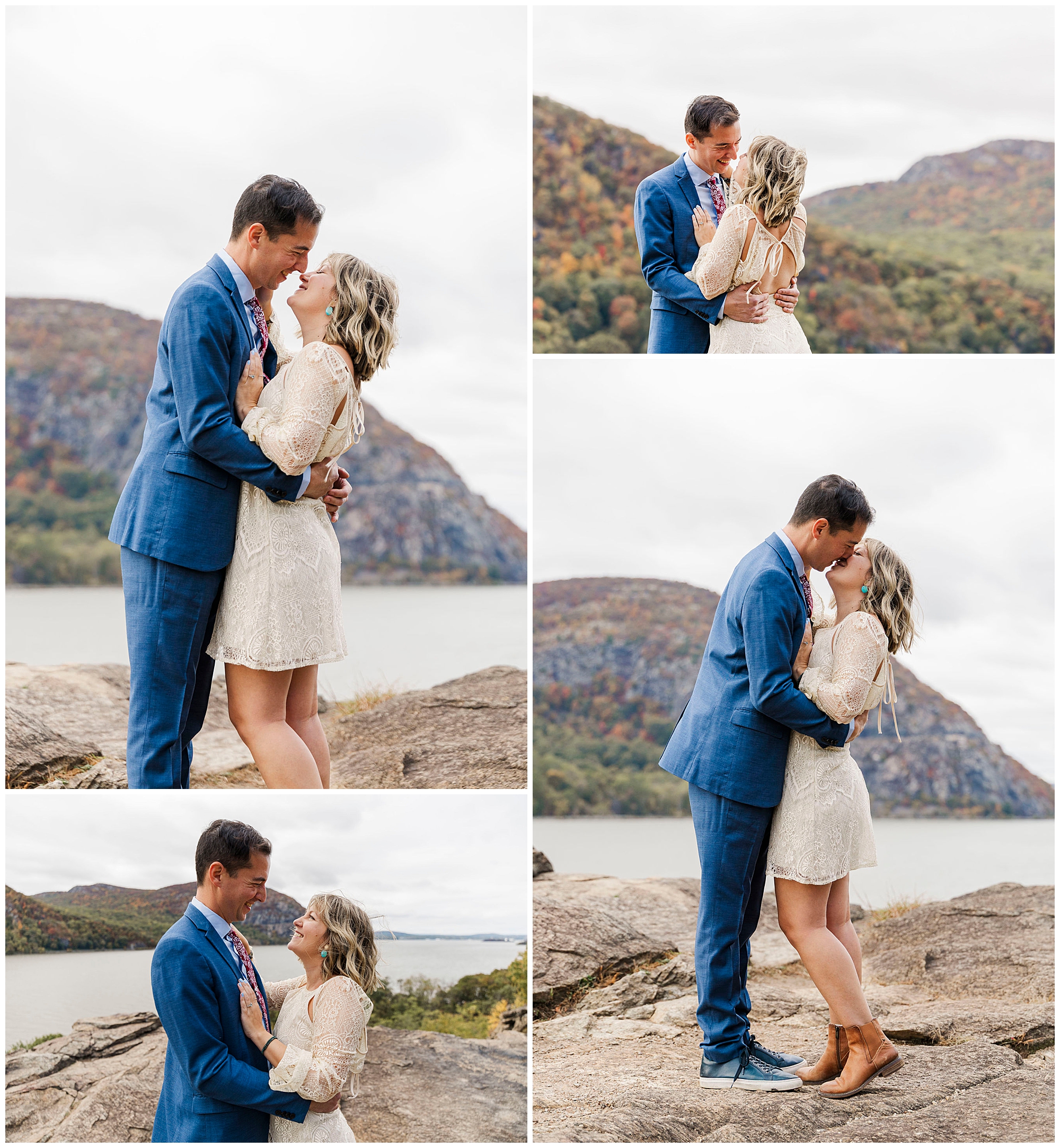 dreamy cold spring engagement session