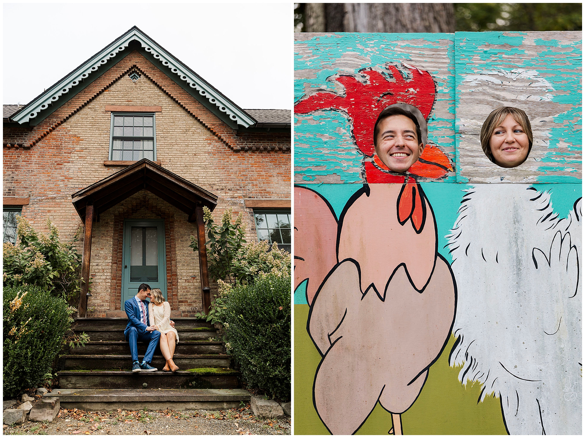 stunning cold spring engagement session