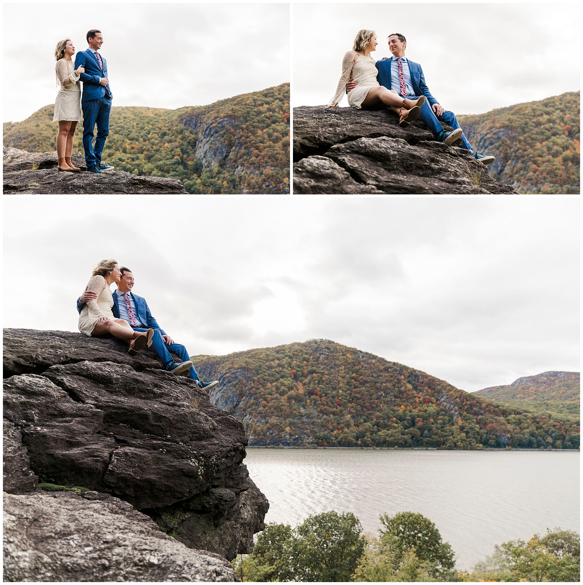 picturesque cold spring engagement session
