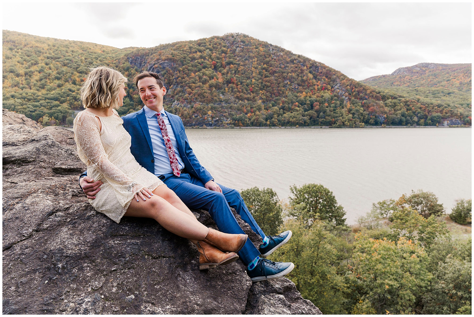 scenic cold spring engagement session
