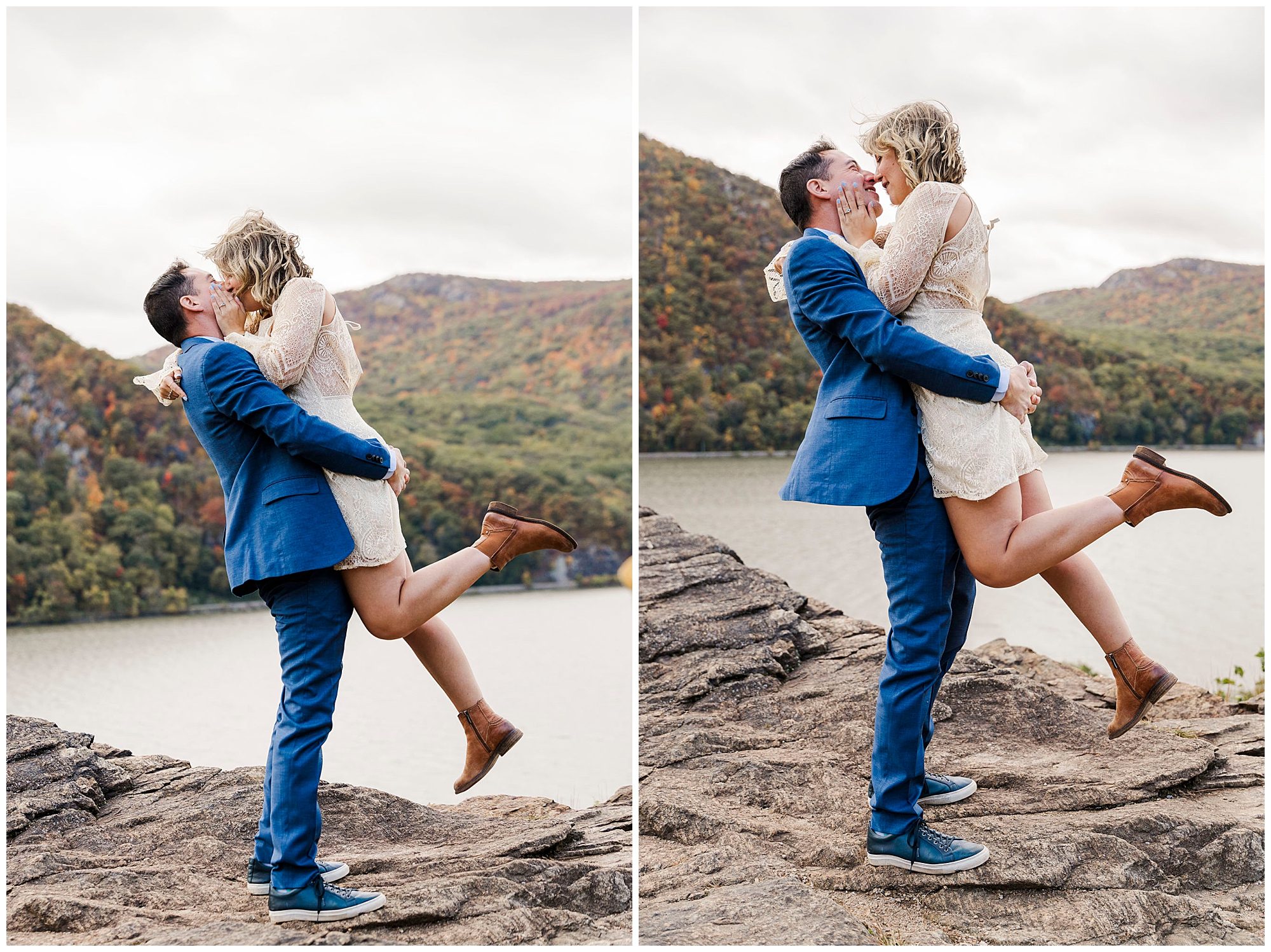 charming cold spring engagement session