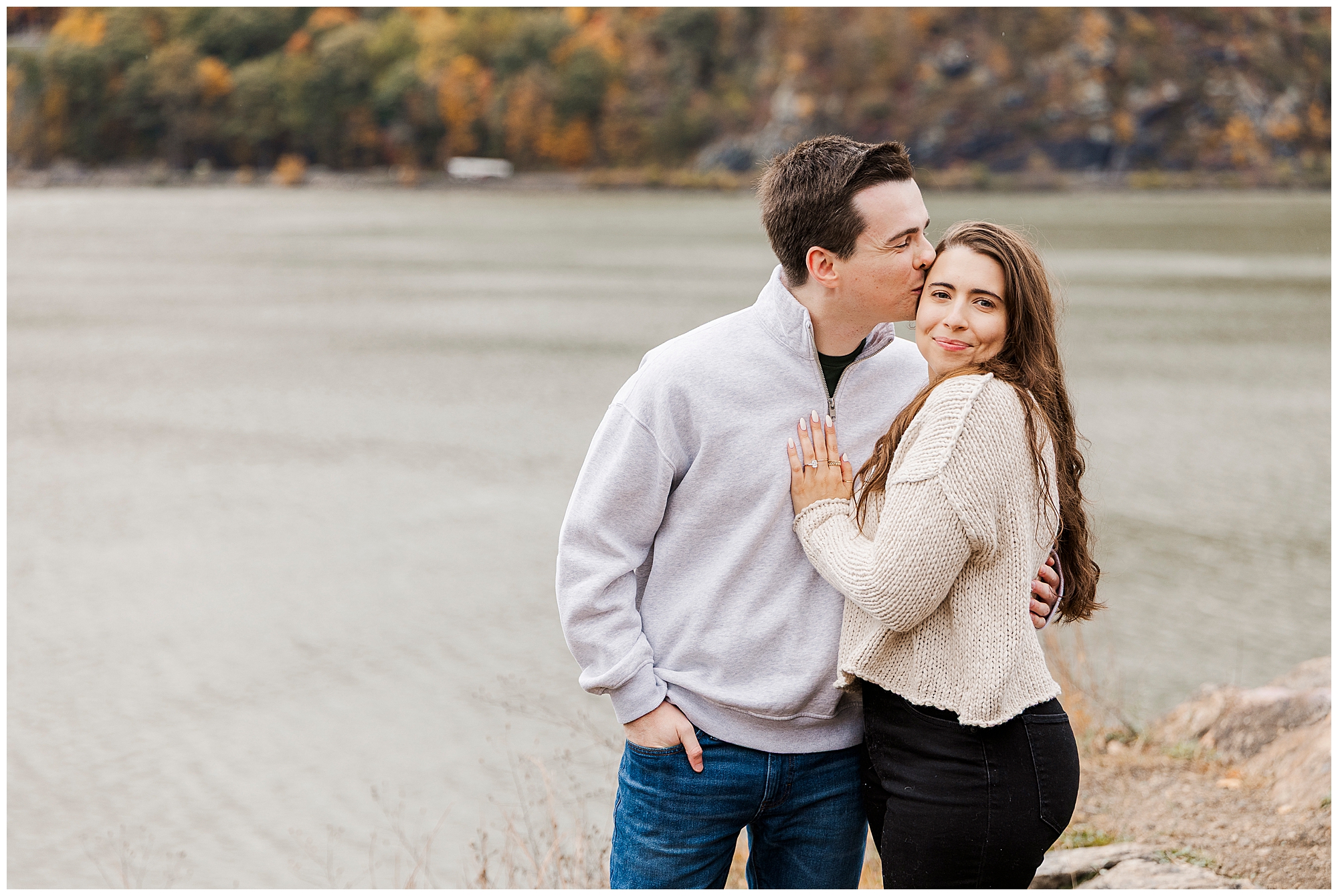 Joyful Cold Spring surprise proposal