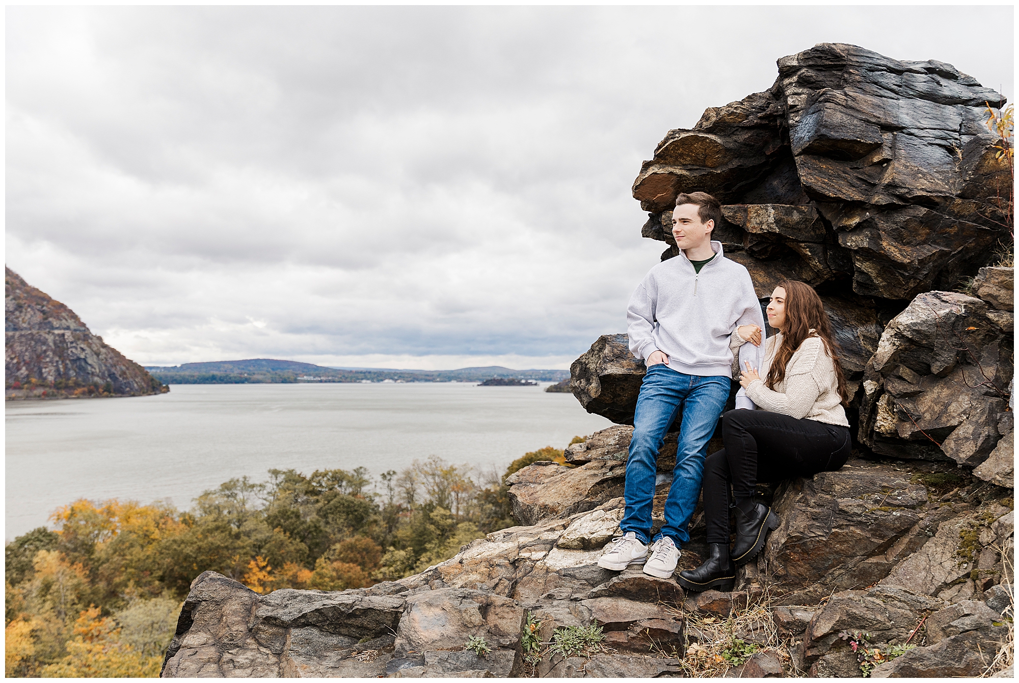 Lovely Cold Spring surprise proposal