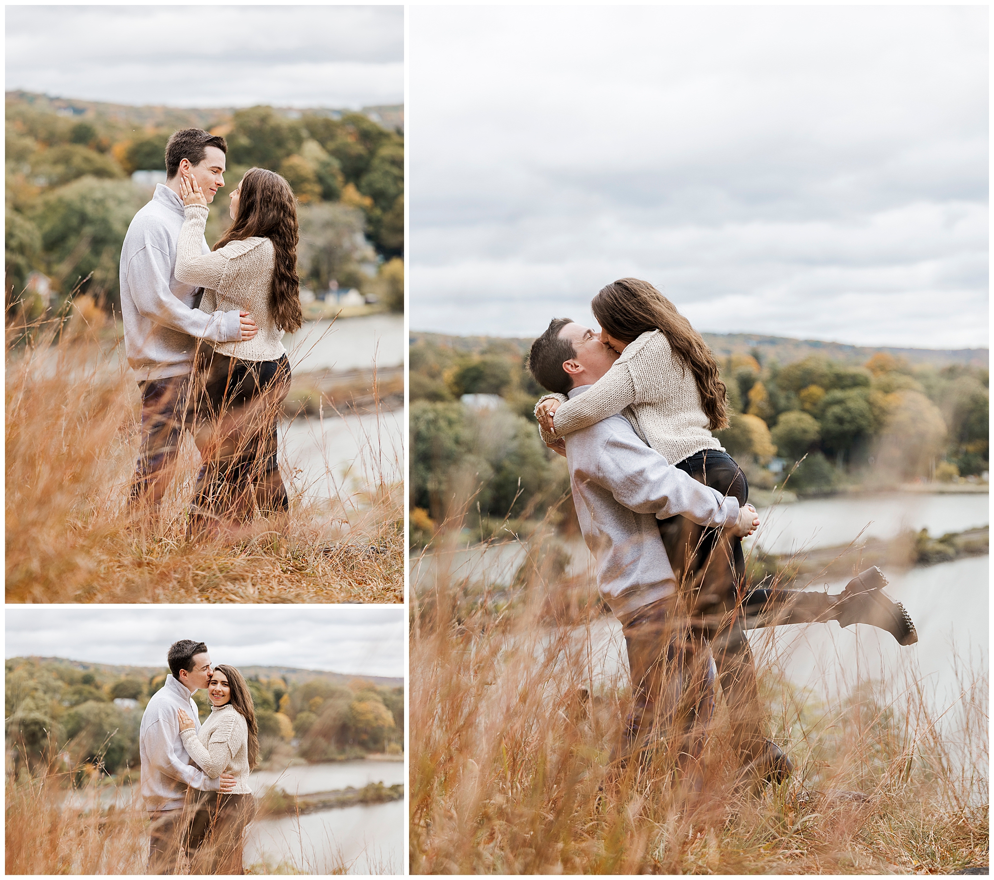 Sweet Cold Spring surprise proposal