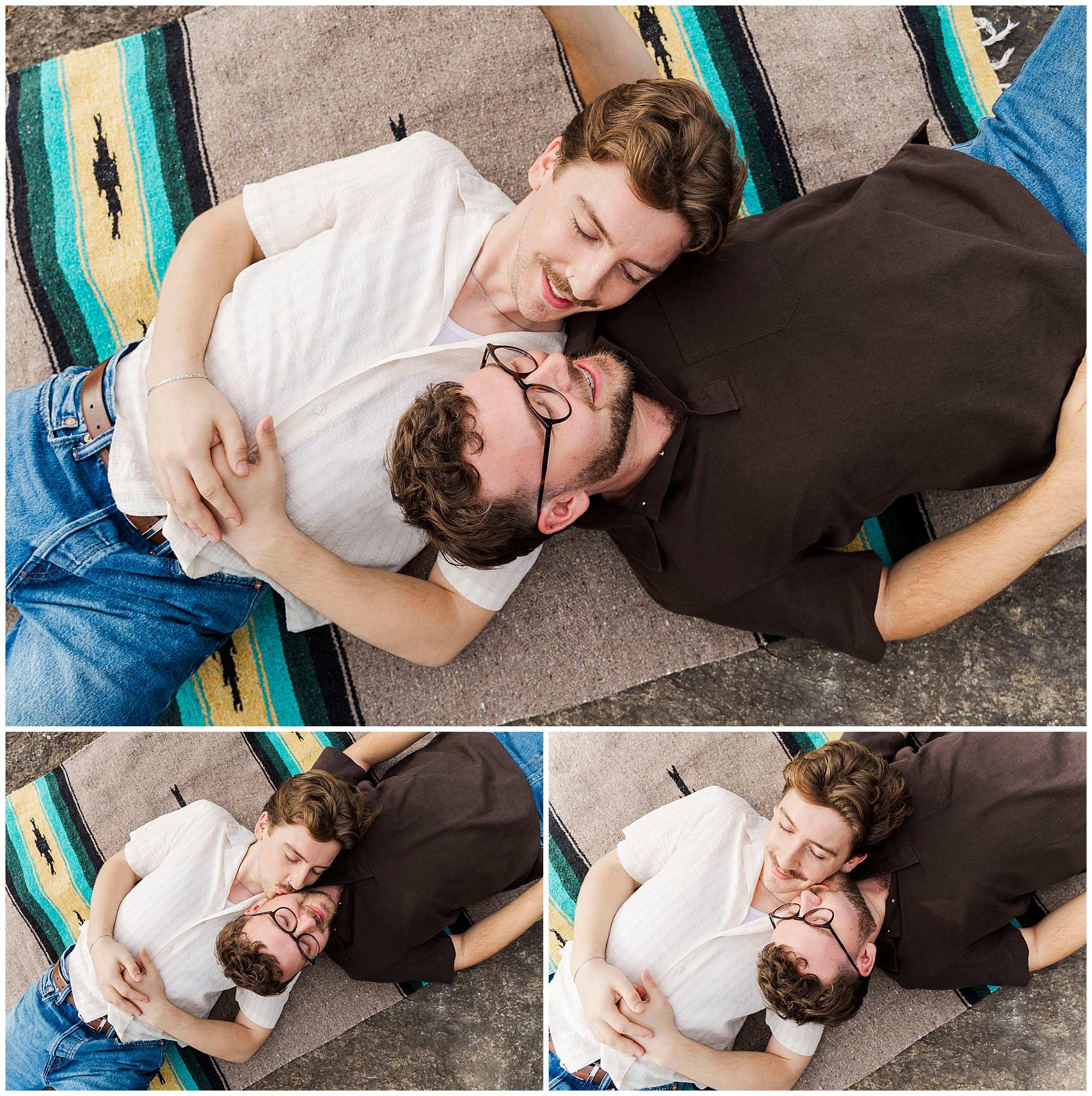 stylish beacon engagement session in the fall