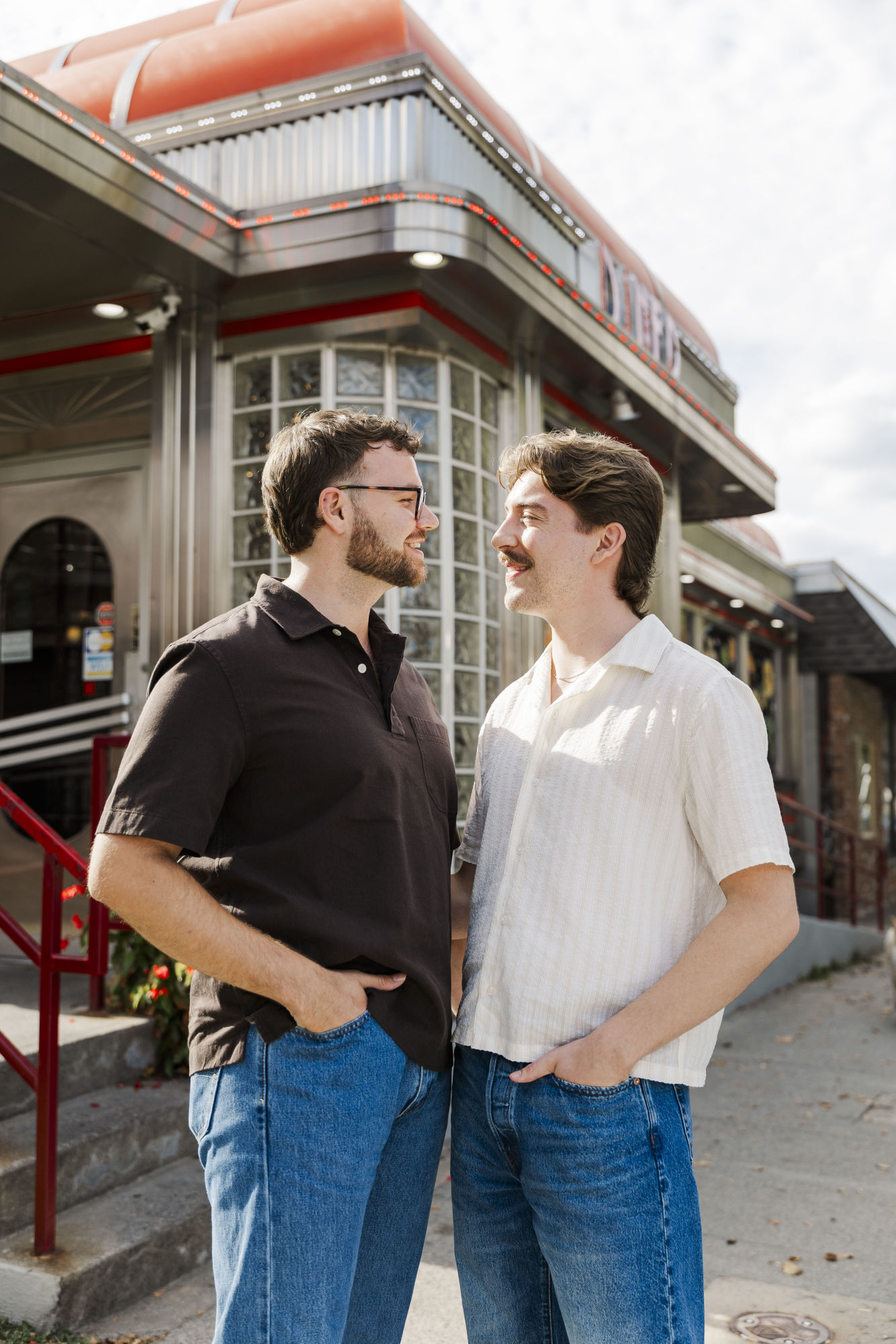 sentimental beacon engagement session in the fall
