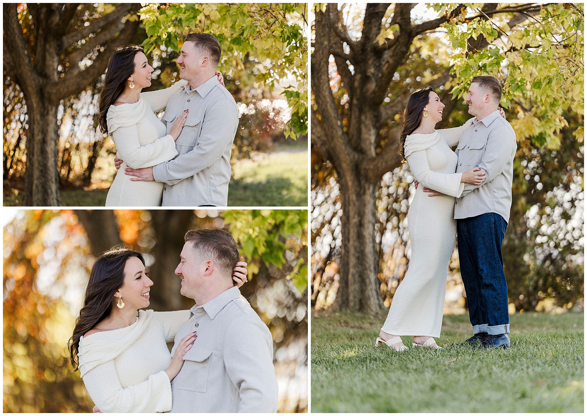 lovely Long Dock Park engagement session