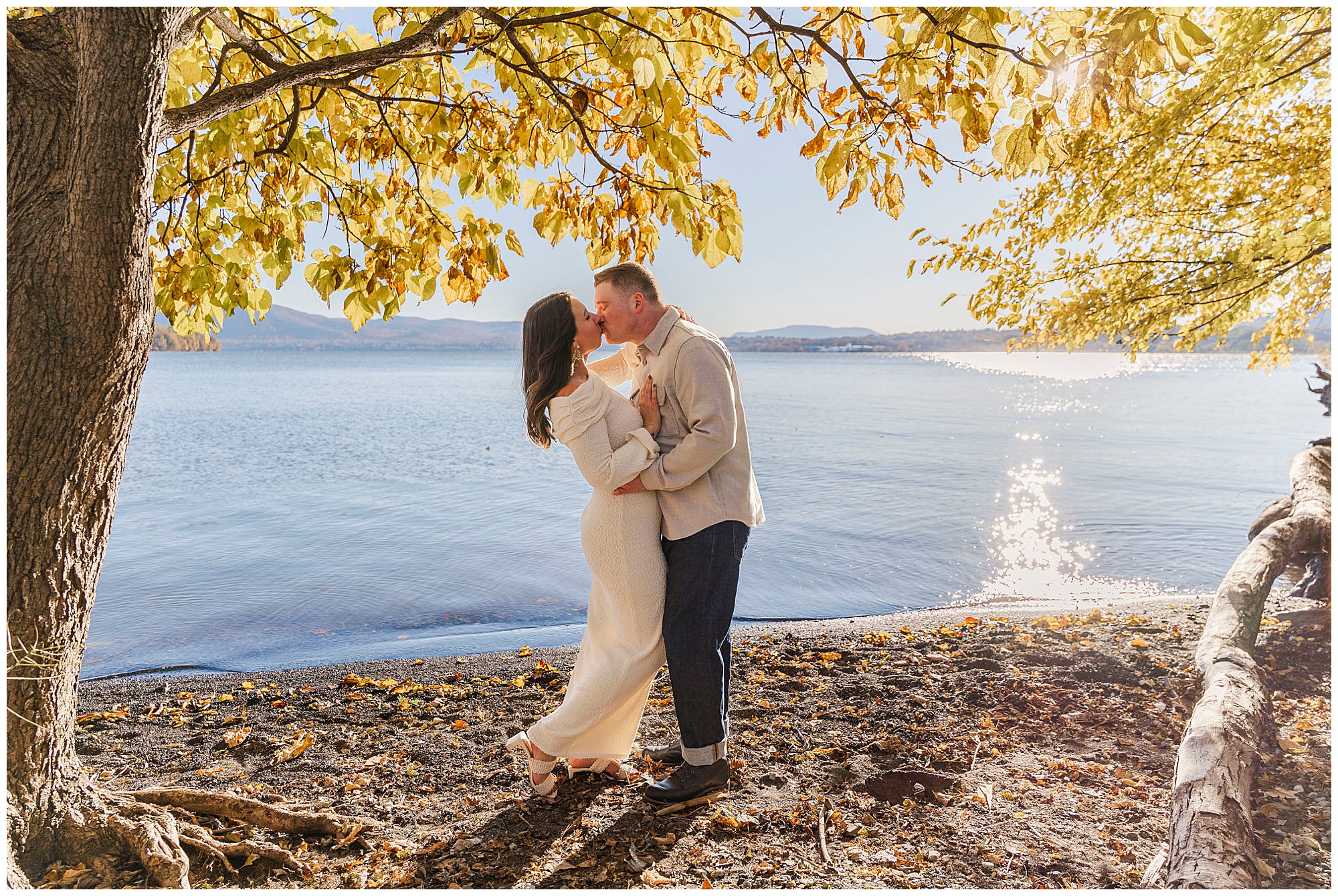 beautiful Long Dock Park engagement session